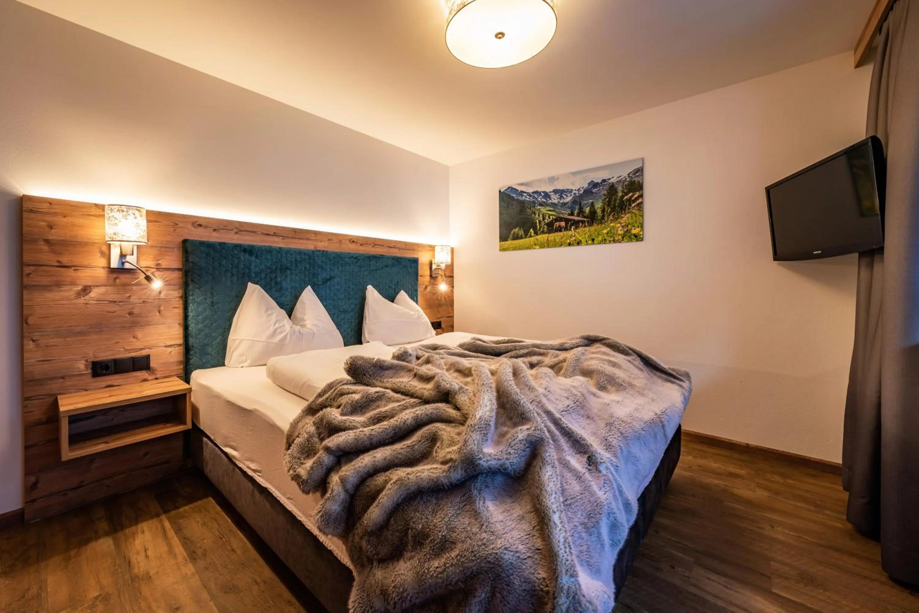 Bed in Gästehaus Wiesengrund & Apart Sporer