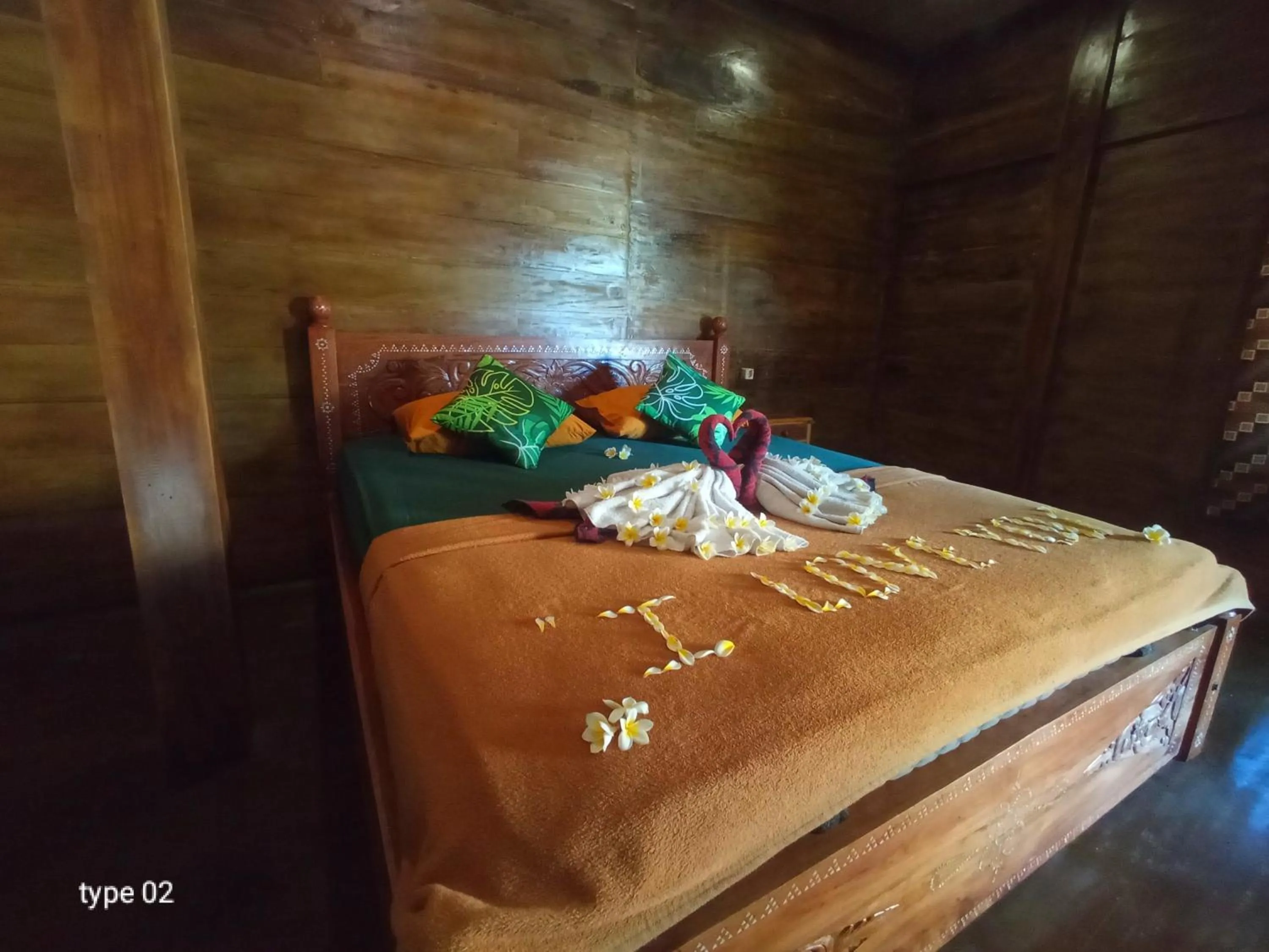 Bedroom, Bed in Bale Sasak Bungalow