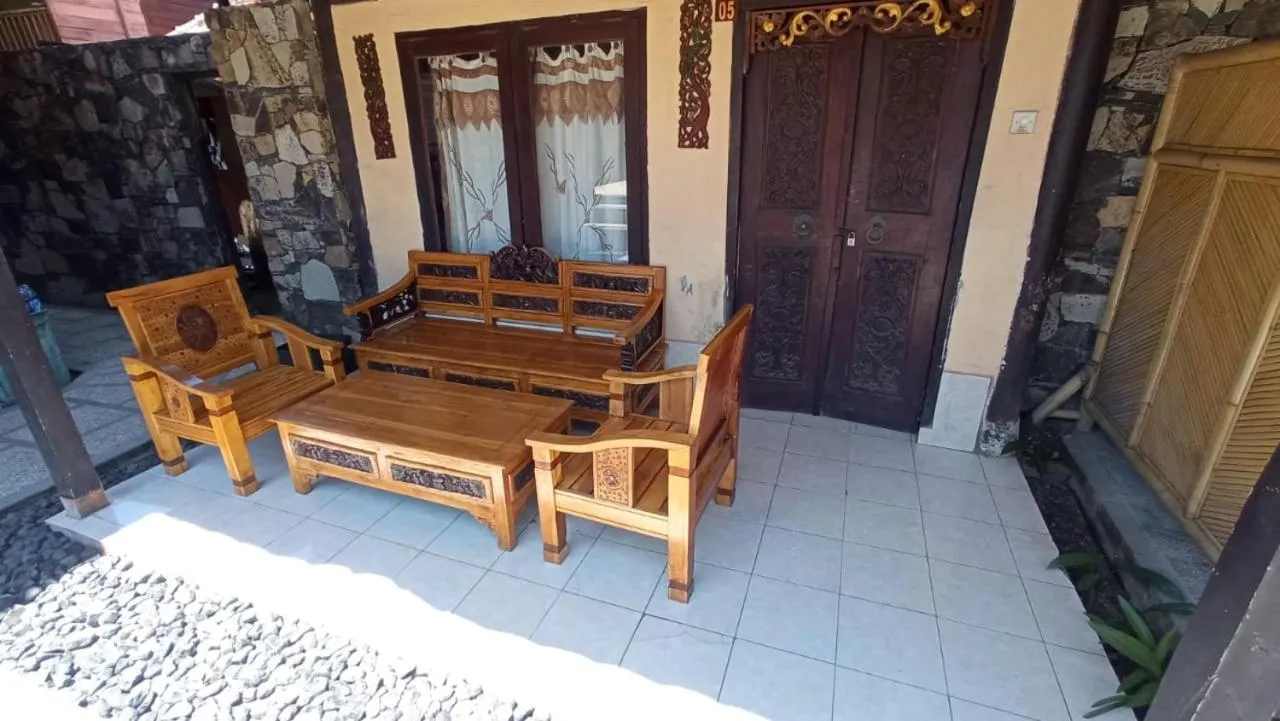 Balcony/Terrace in Bale Sasak Bungalow