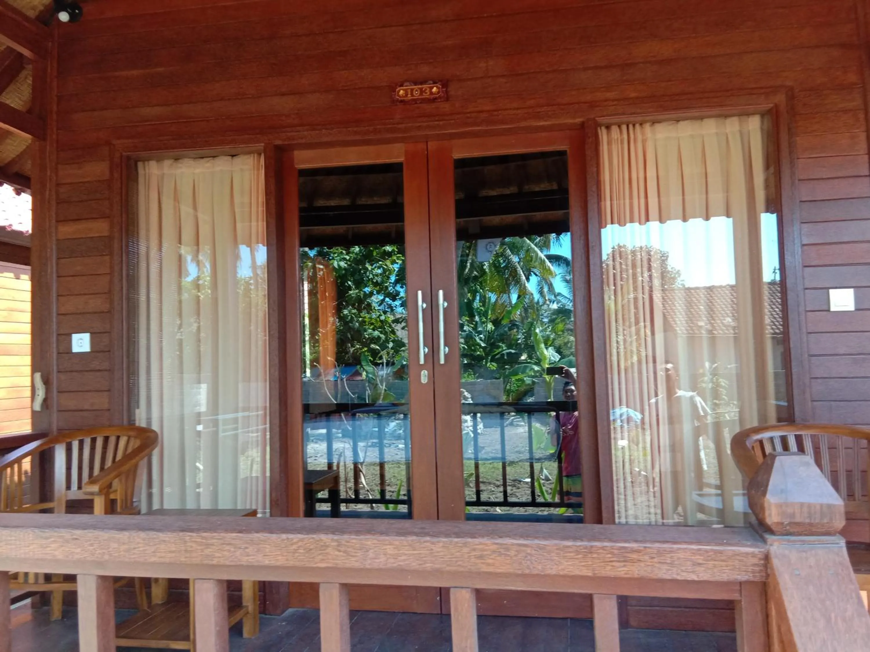 Garden in Svaha Nusa Guest House