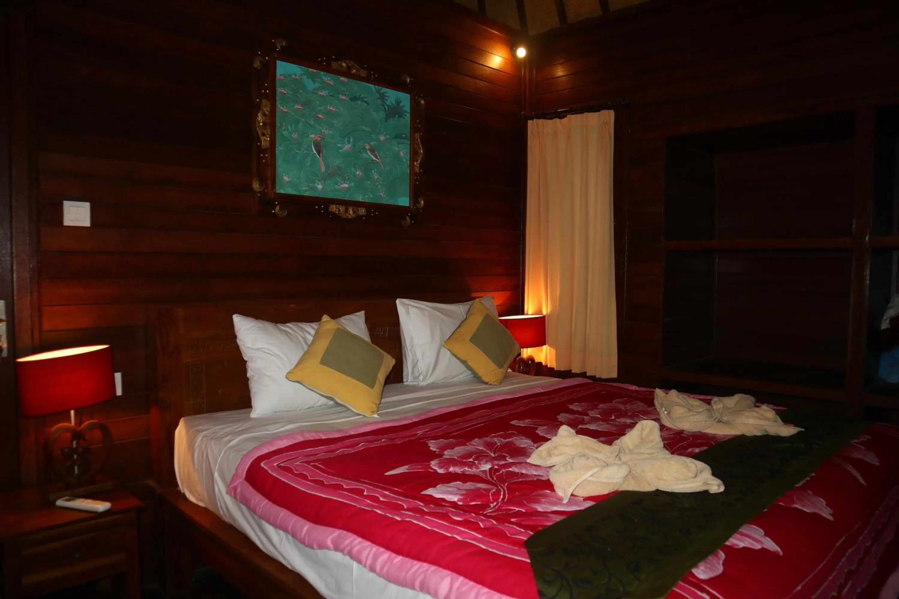 Bed in Svaha Nusa Guest House