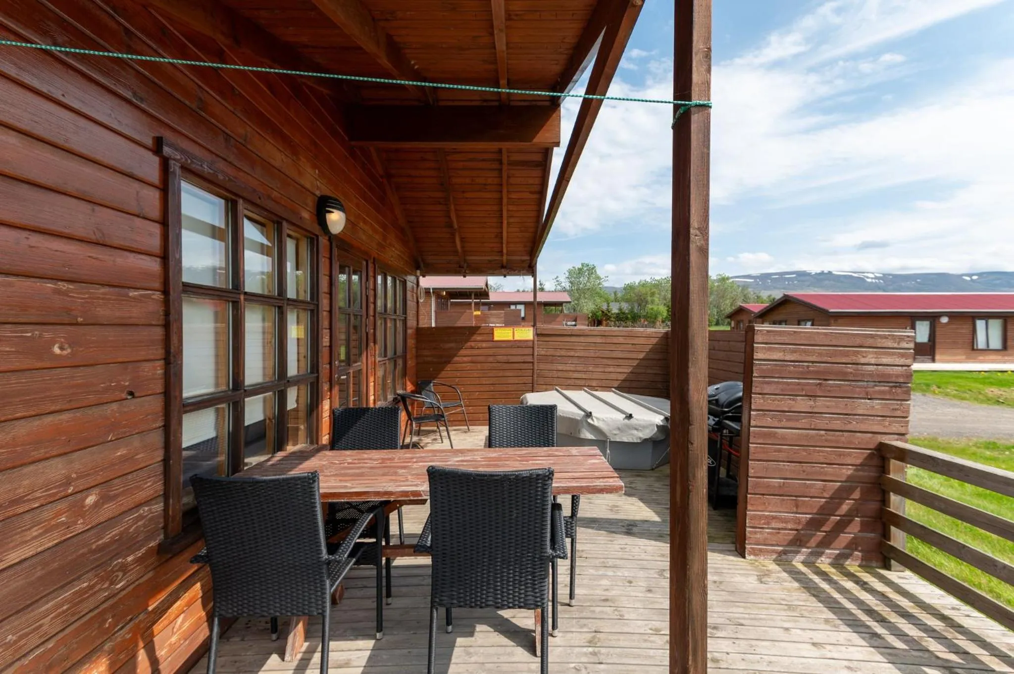 Property building in Gladheimar Cottages