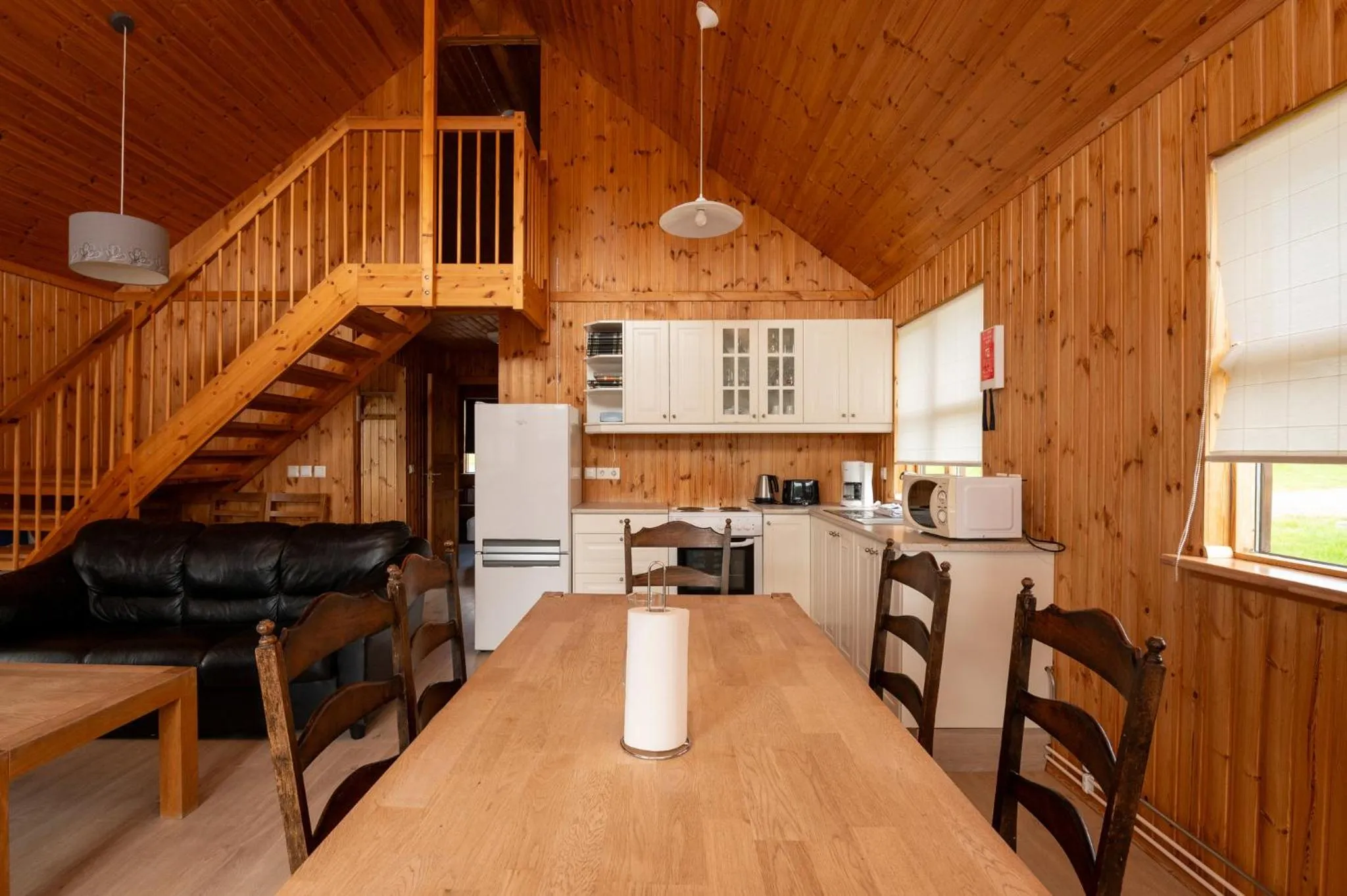 Living room in Gladheimar Cottages
