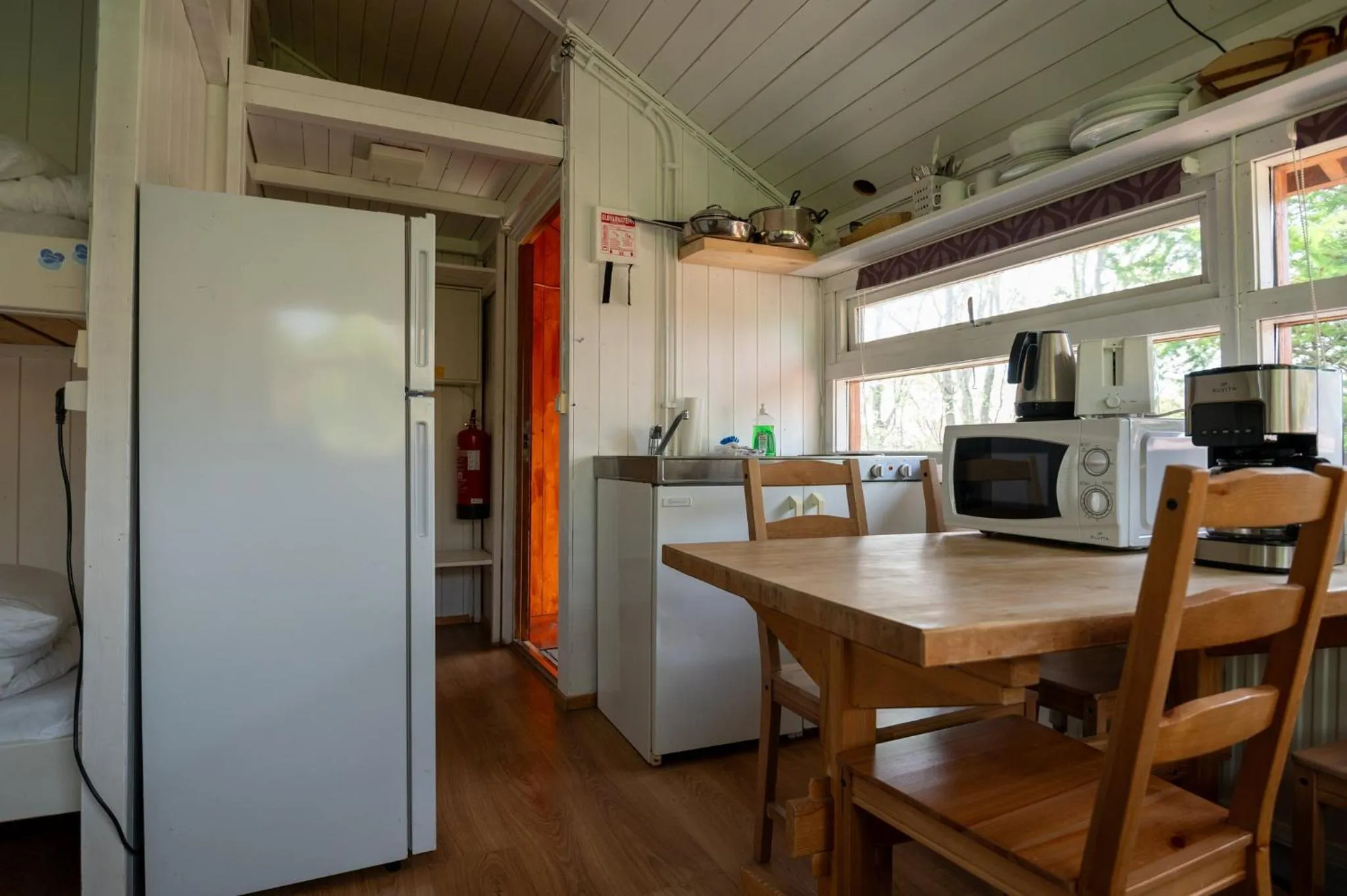 Living room in Gladheimar Cottages