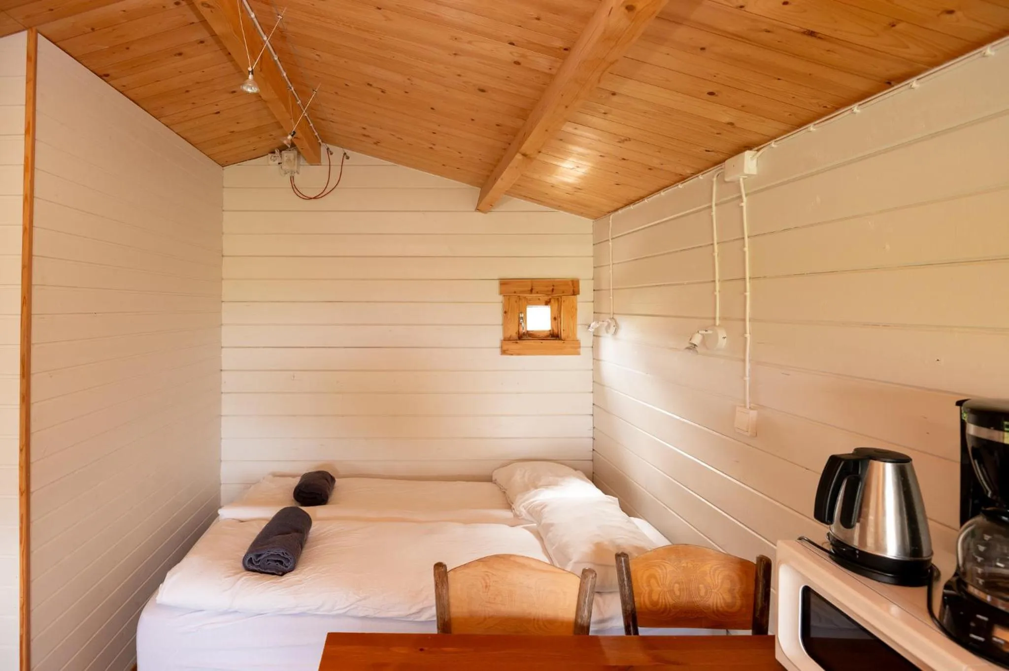 Photo of the whole room, Bed in Gladheimar Cottages