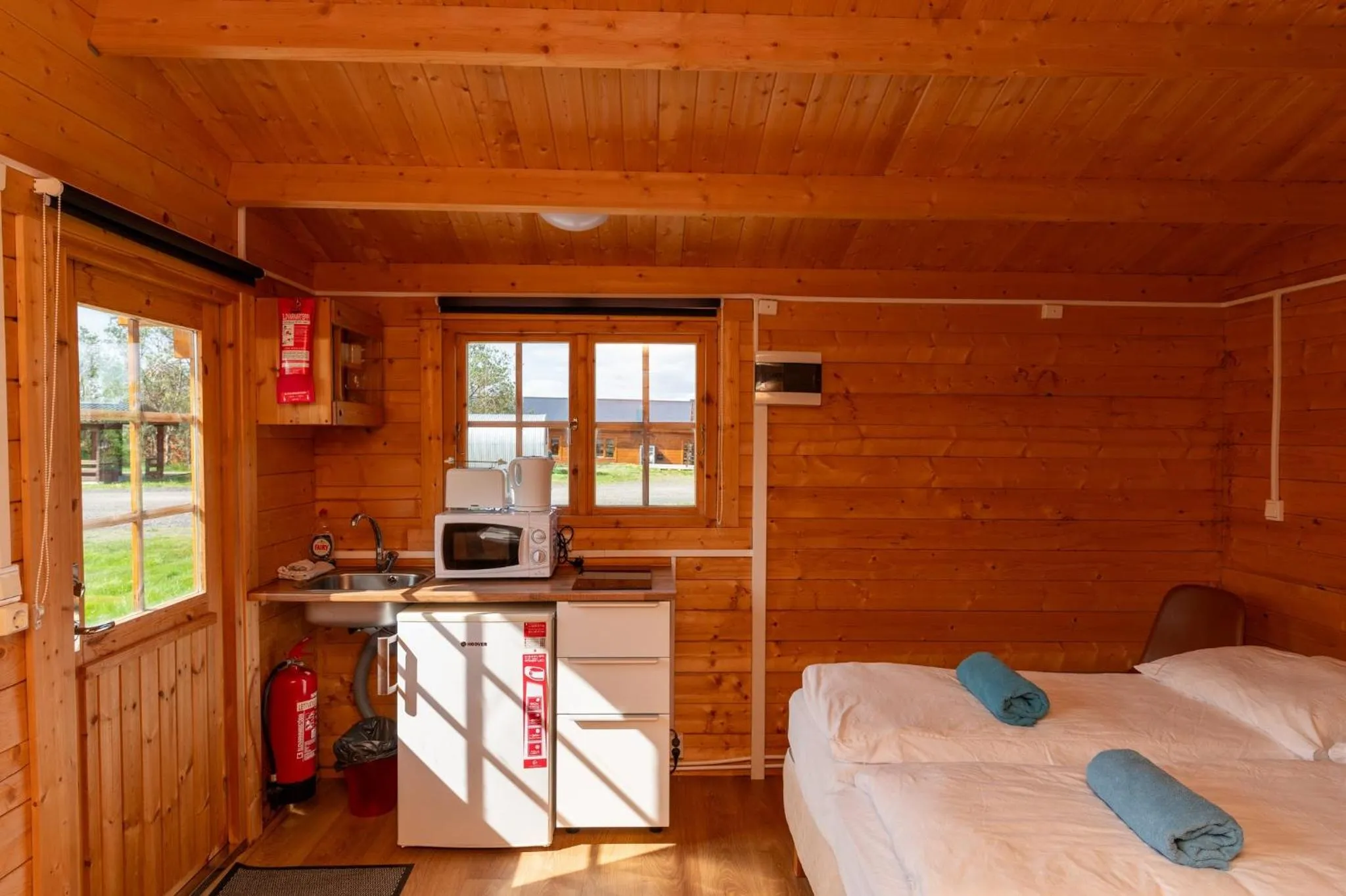 Photo of the whole room, Bed in Gladheimar Cottages