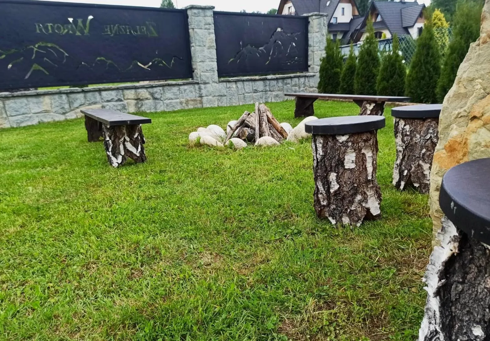 Garden view in Żelazne Wrota