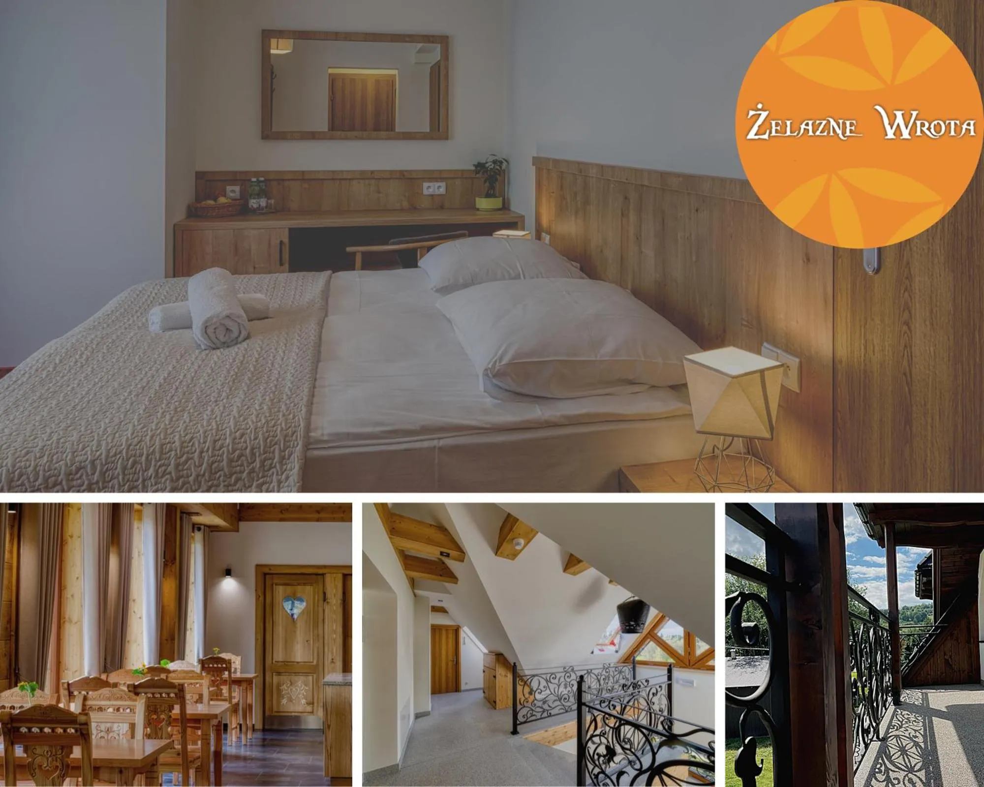 Photo of the whole room, Bed in Żelazne Wrota