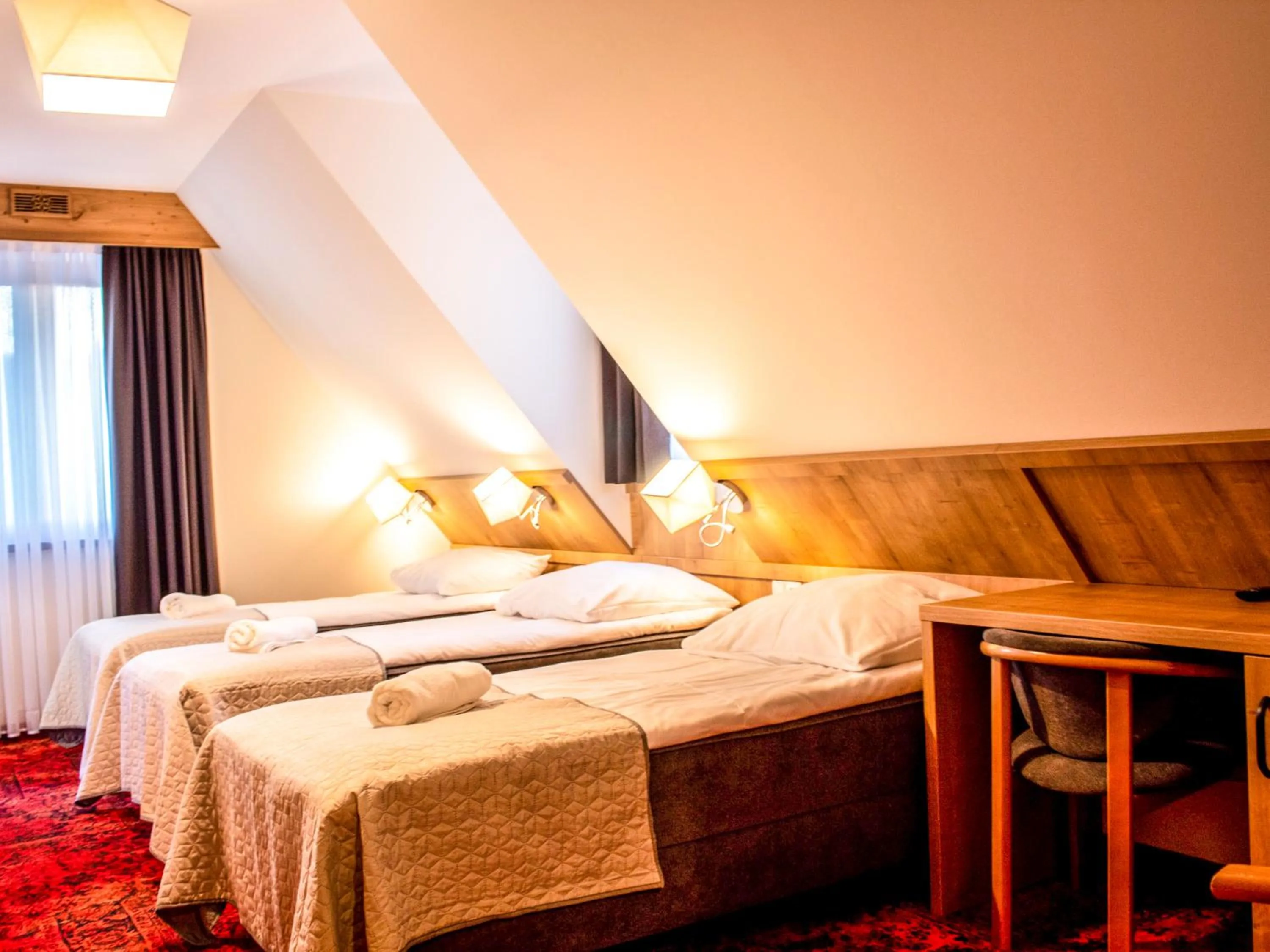 View (from property/room), Bed in Żelazne Wrota