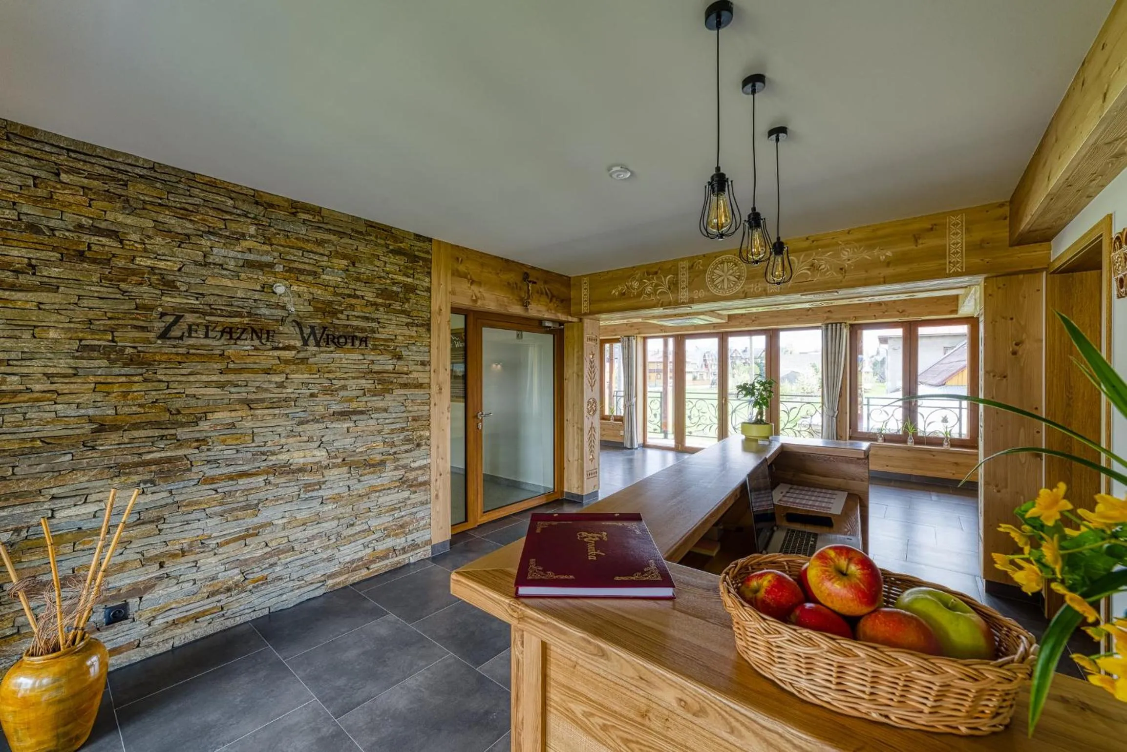 Lobby or reception in Żelazne Wrota