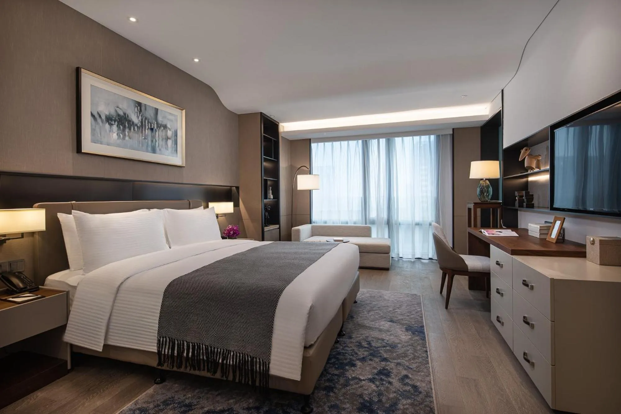 Bedroom, Bed in Somerset IOC Hangzhou