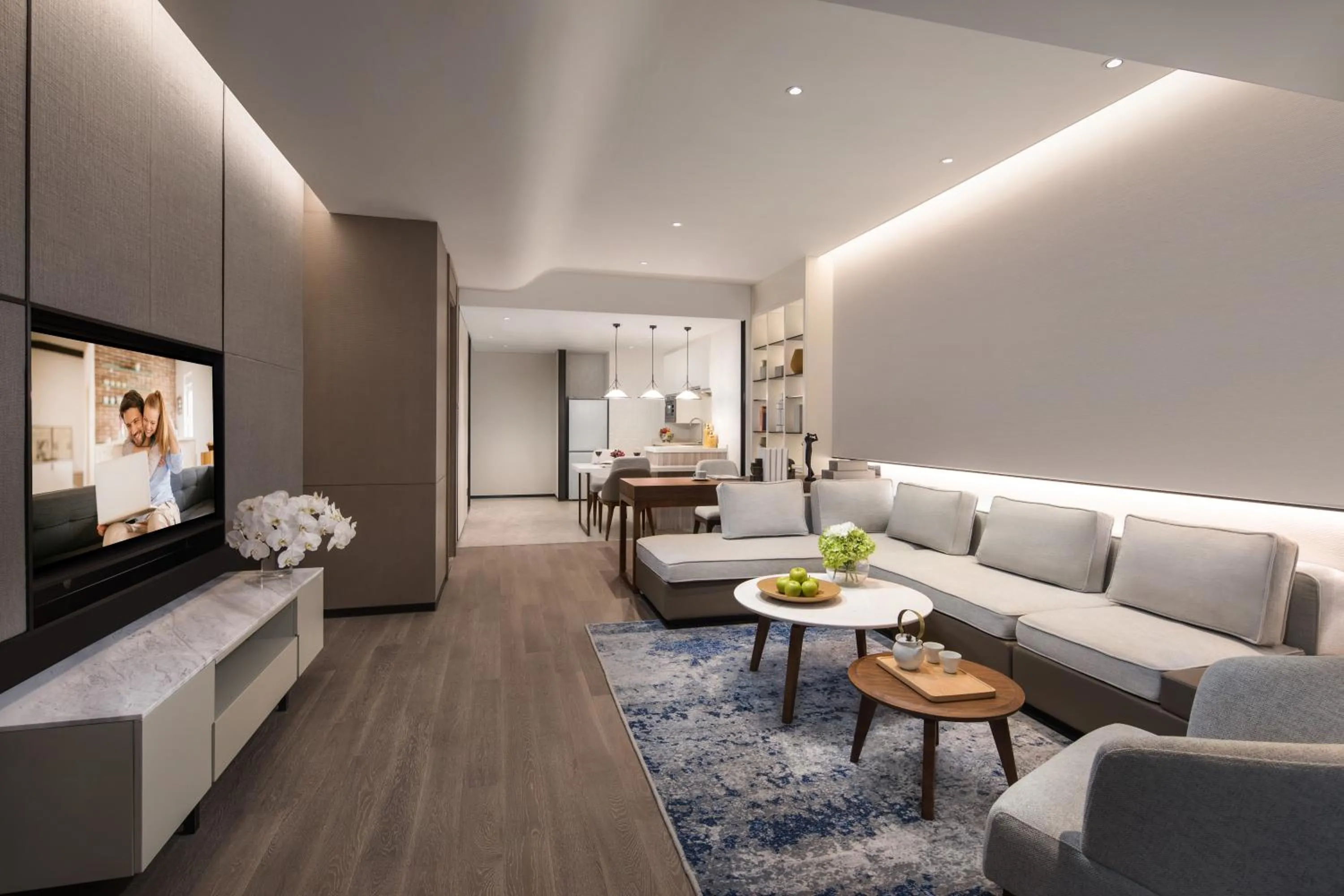 Living room in Somerset IOC Hangzhou