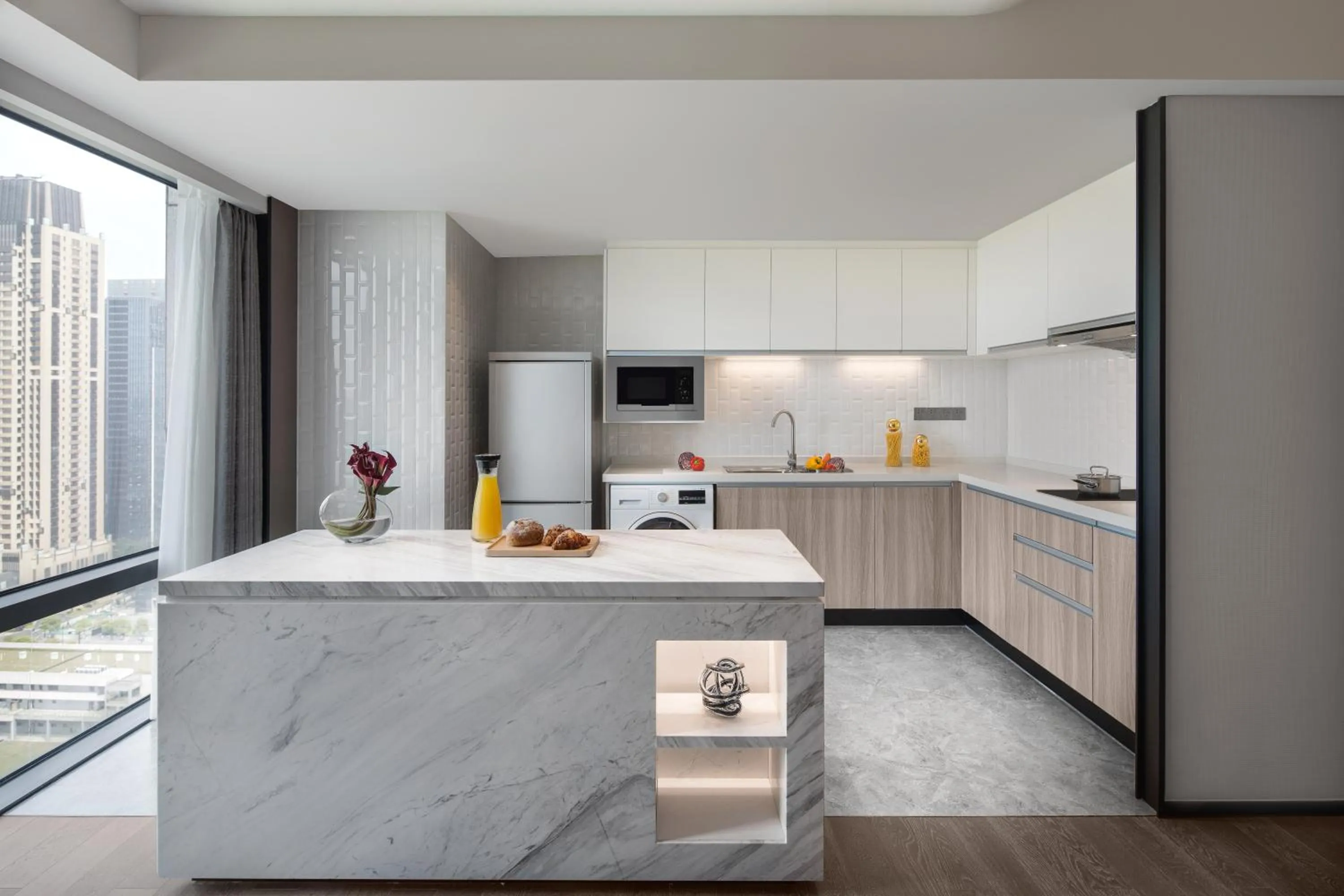 Kitchen or kitchenette in Somerset IOC Hangzhou