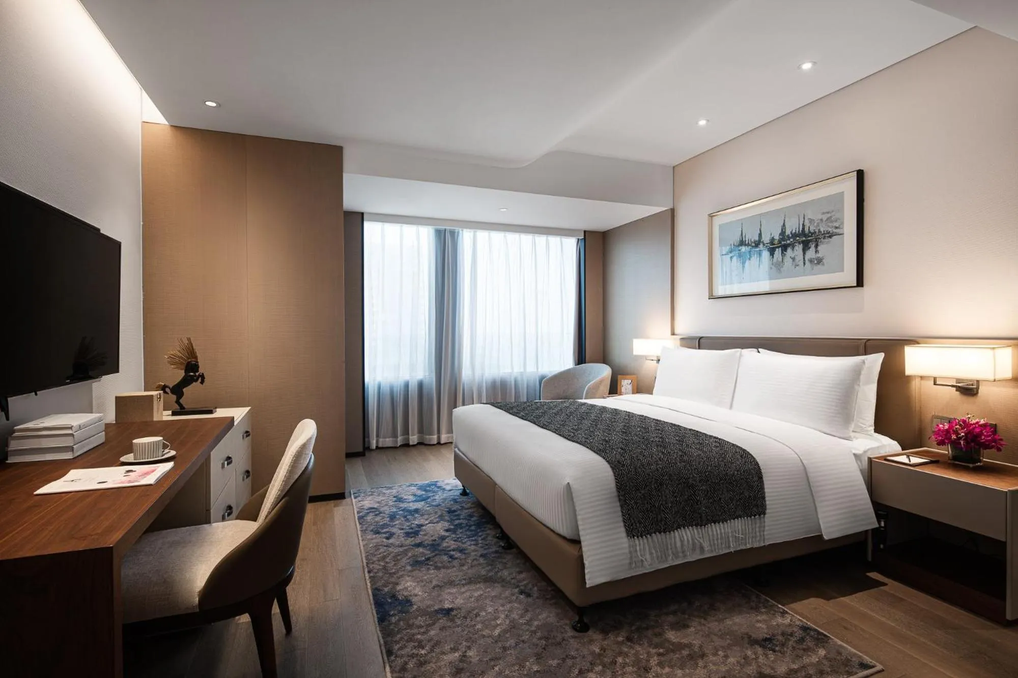 Bedroom, Bed in Somerset IOC Hangzhou