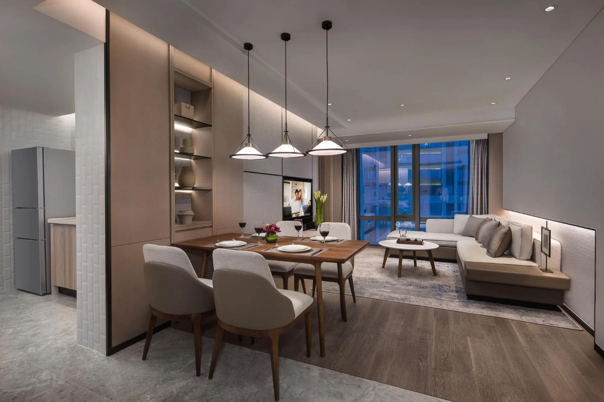 Living room in Somerset IOC Hangzhou