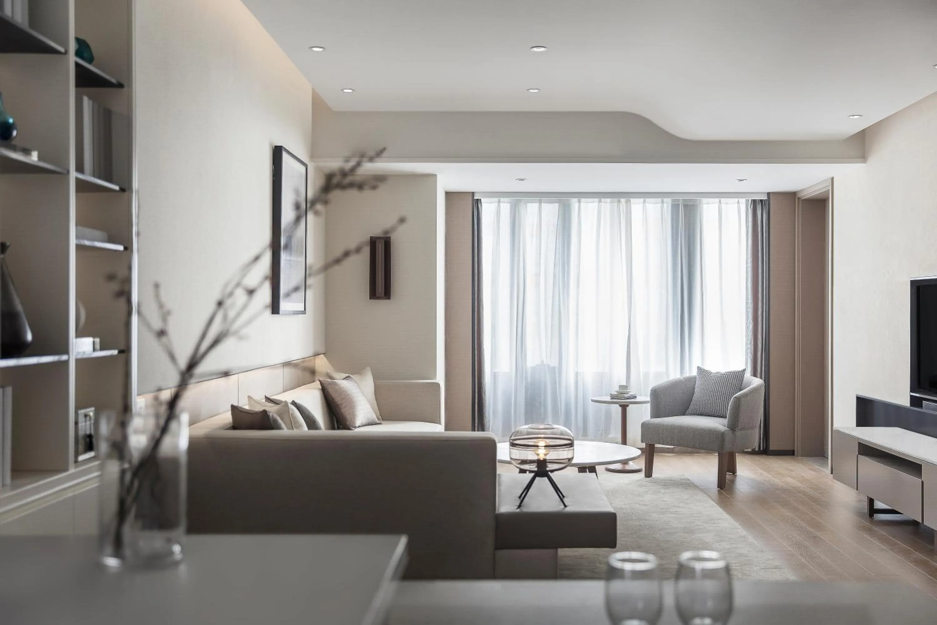 Seating area in Somerset IOC Hangzhou