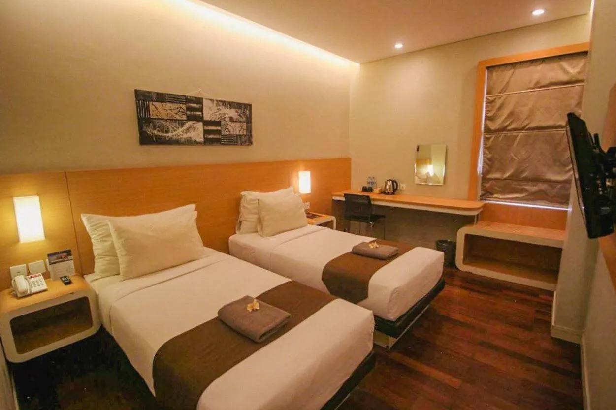 Bed in Kuta Majesty Hotel