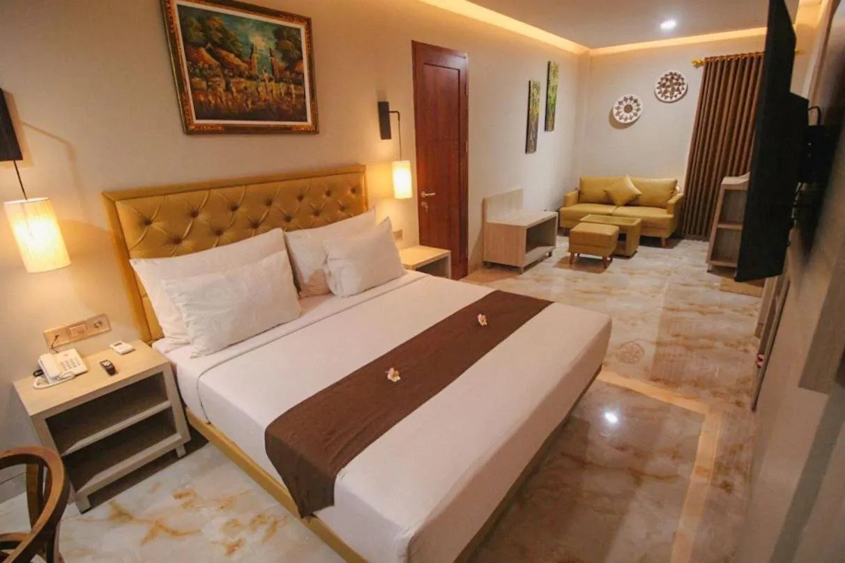 Bed in Kuta Majesty Hotel