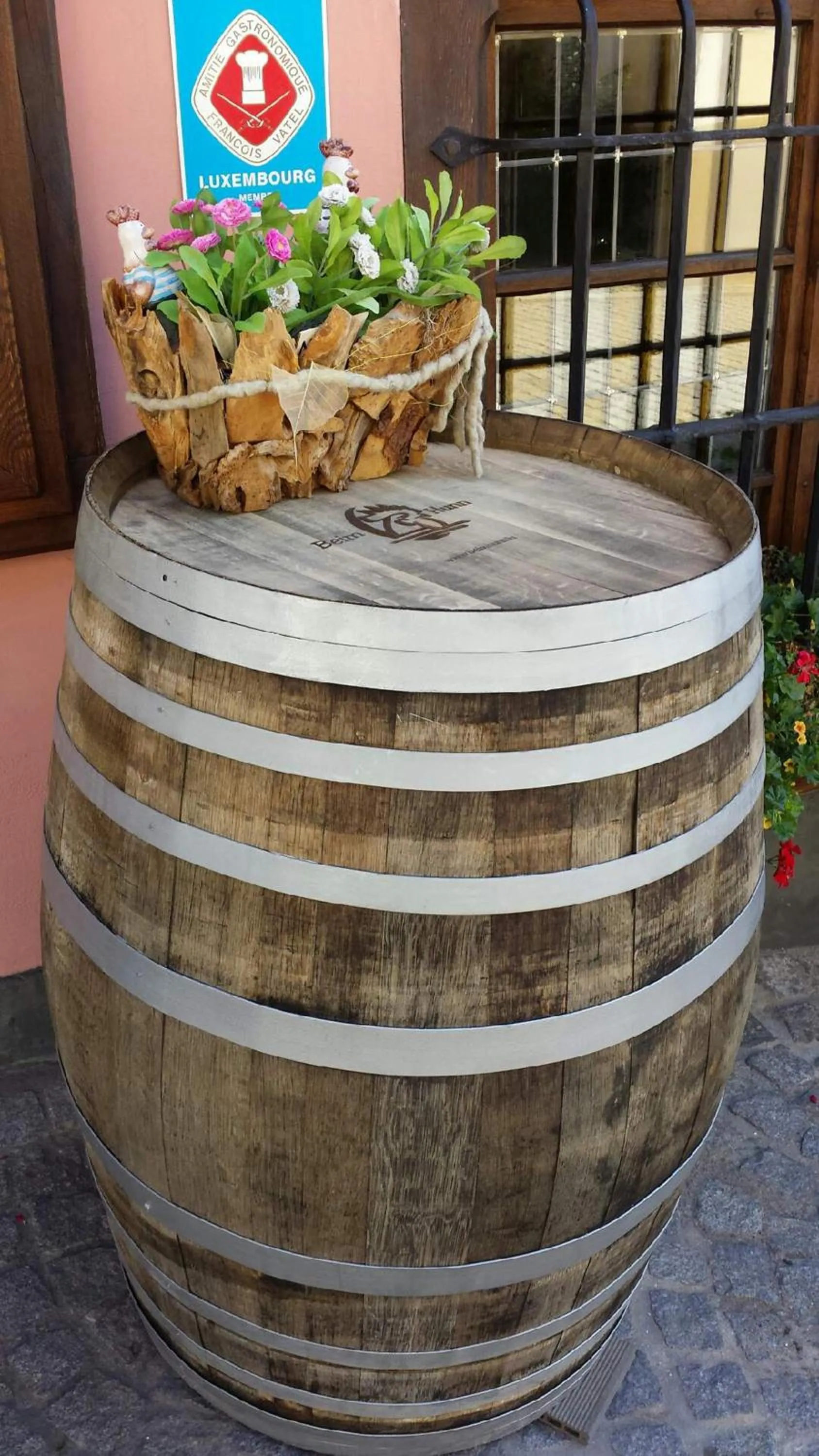 Decorative detail in Auberge Aal Veinen