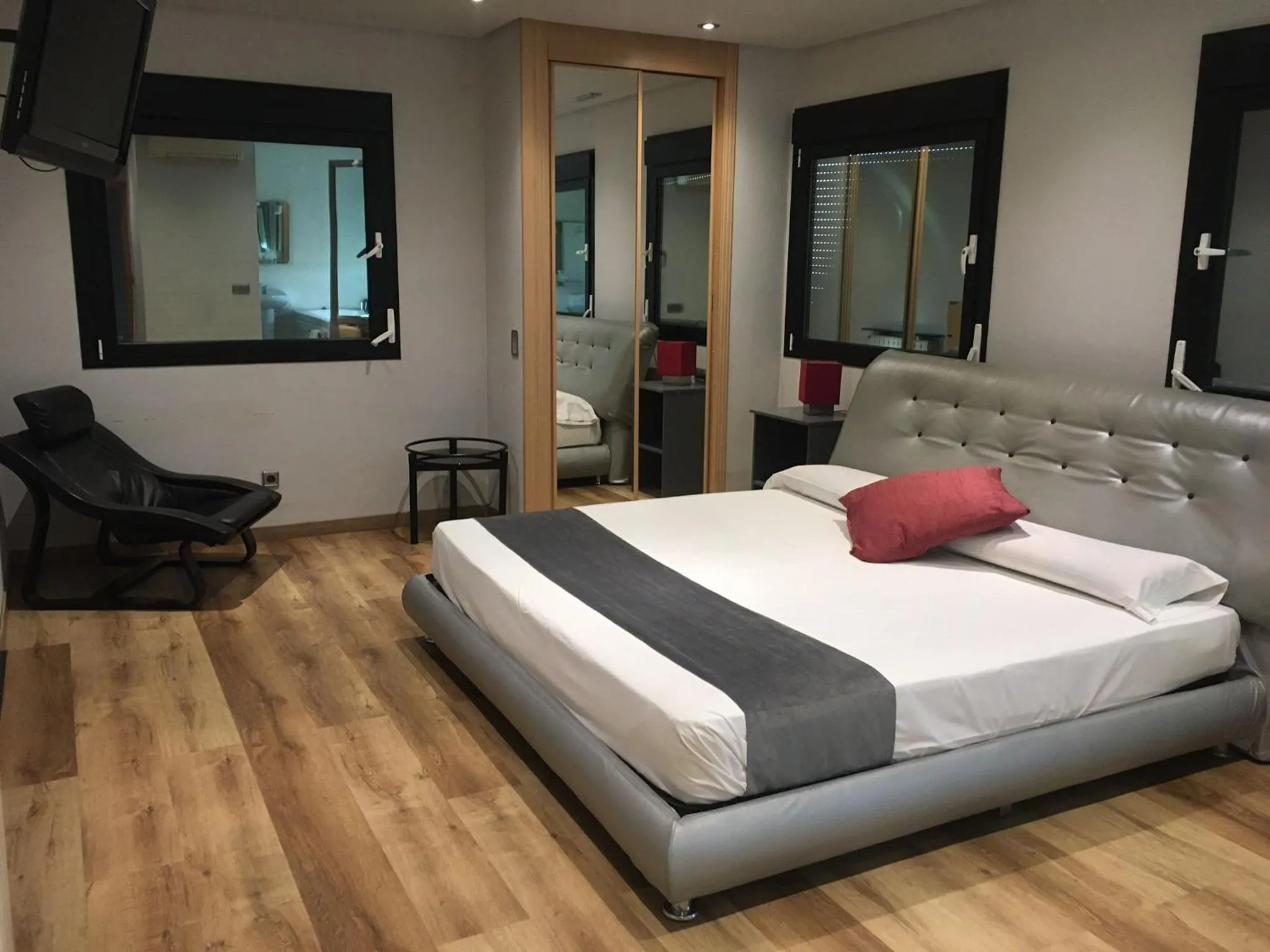 Bed in Hotel Fabrik