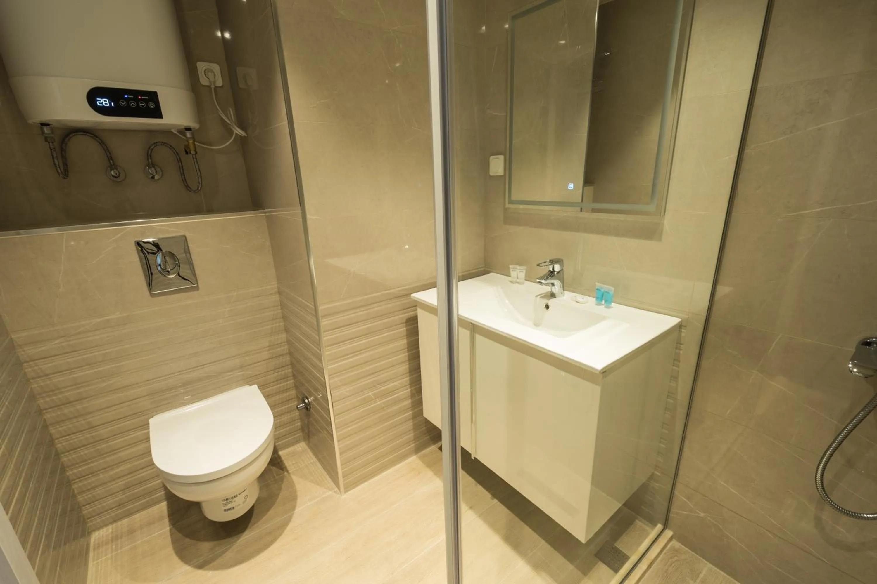 Bathroom in Orbi Beach Tower Hotel Official