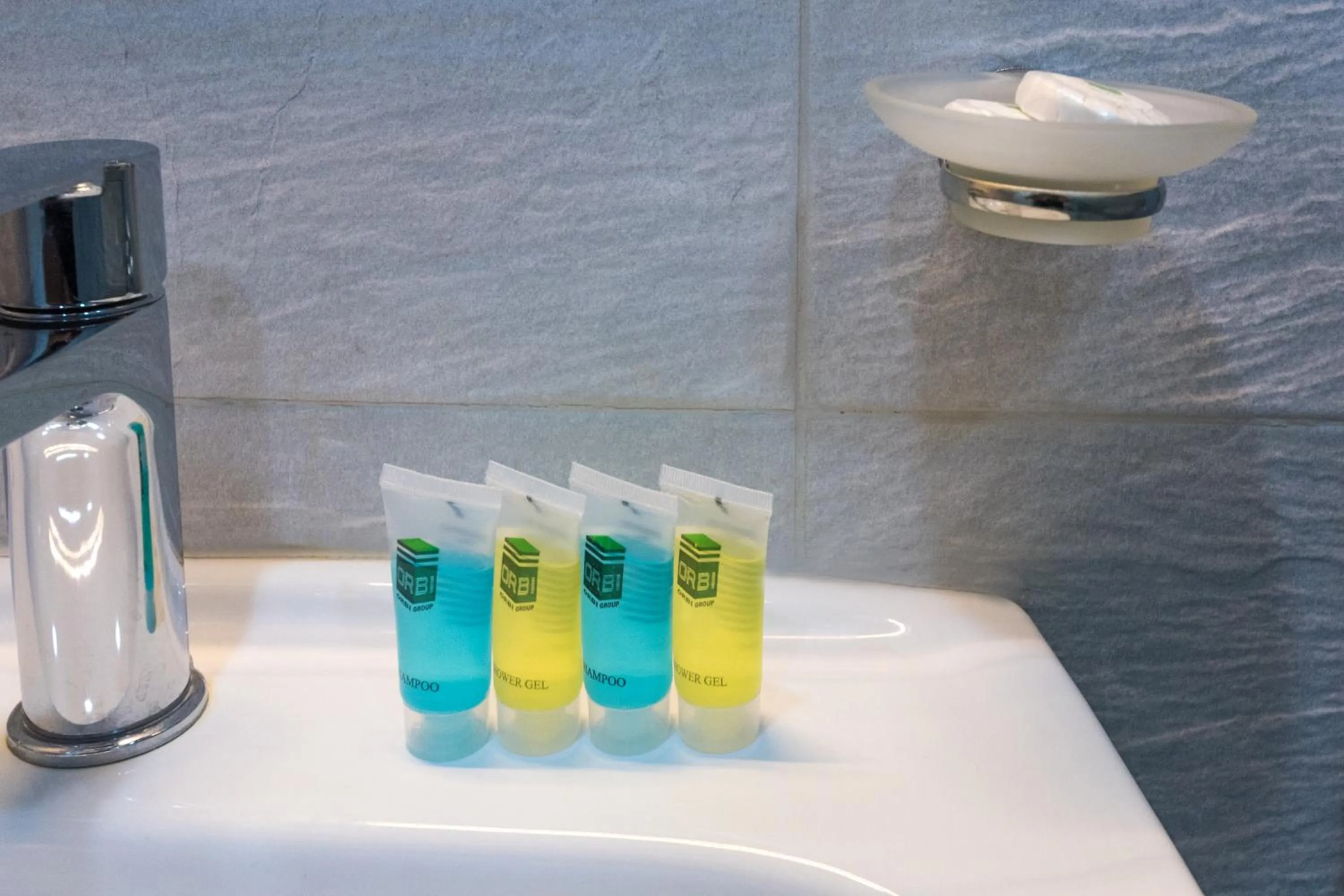 Bathroom in Orbi Beach Tower Hotel Official