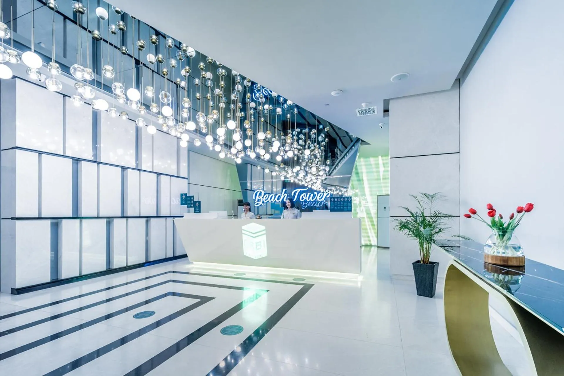 Lobby or reception in Orbi Beach Tower Hotel Official