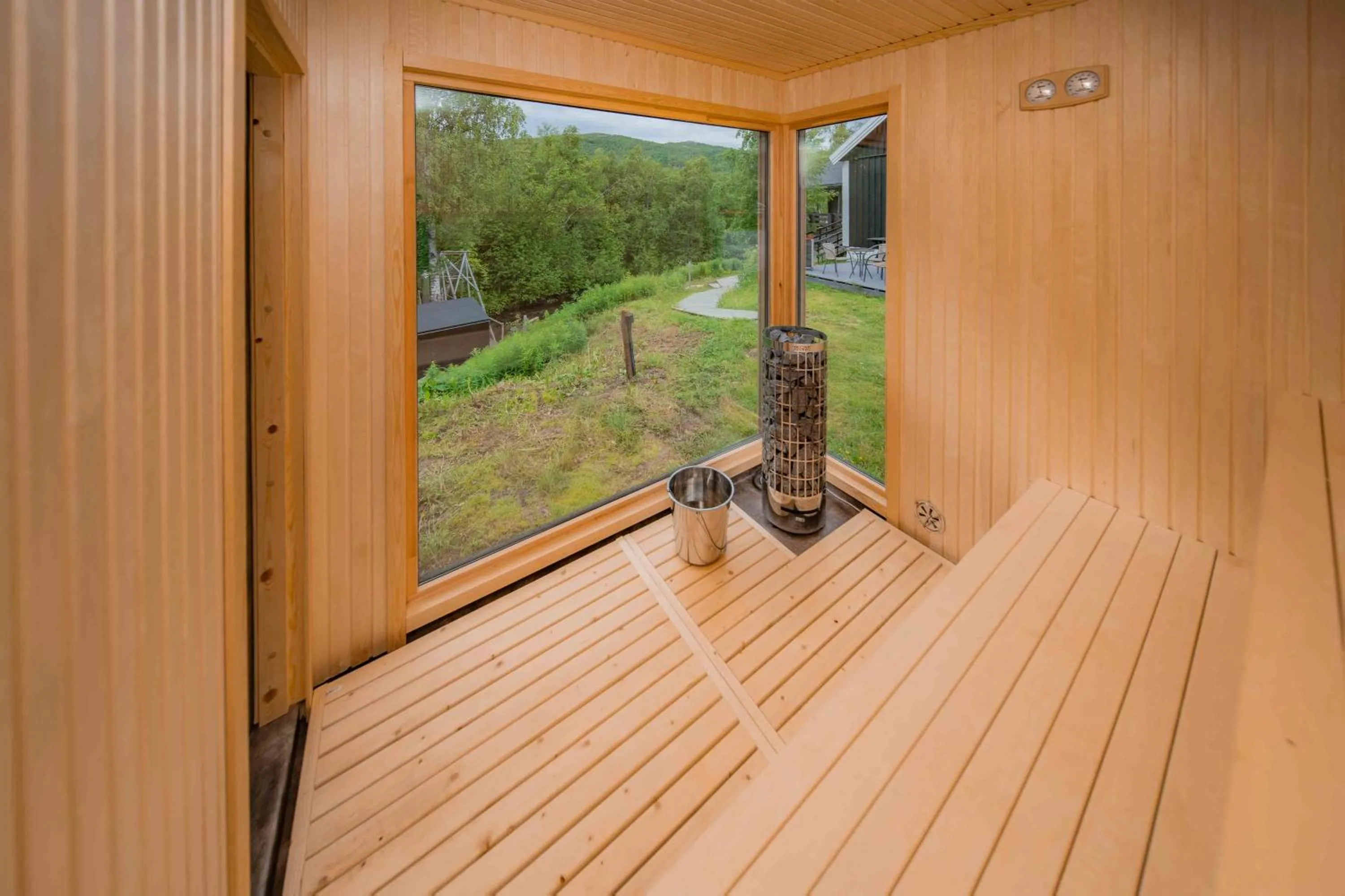 Sauna in Gargia Lodge