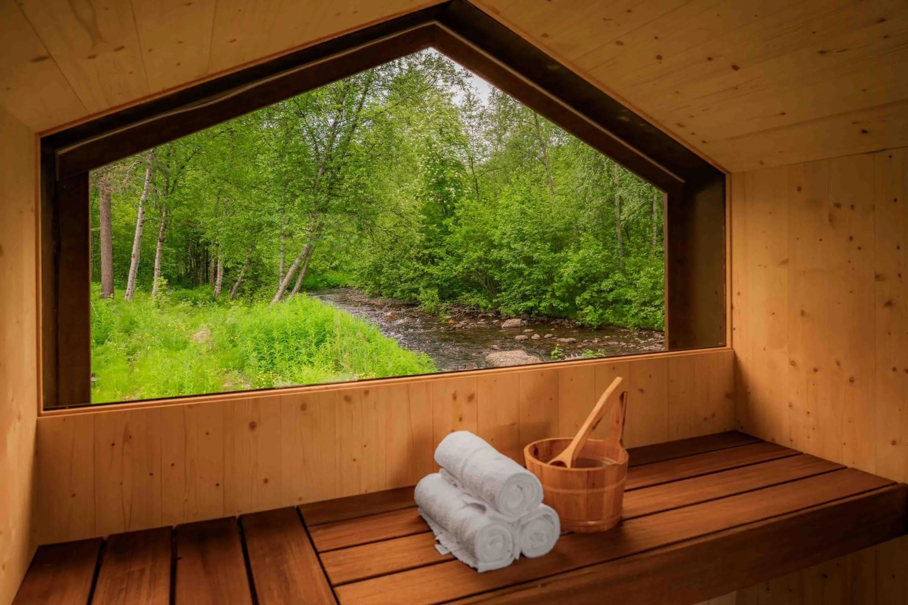 Sauna in Gargia Lodge