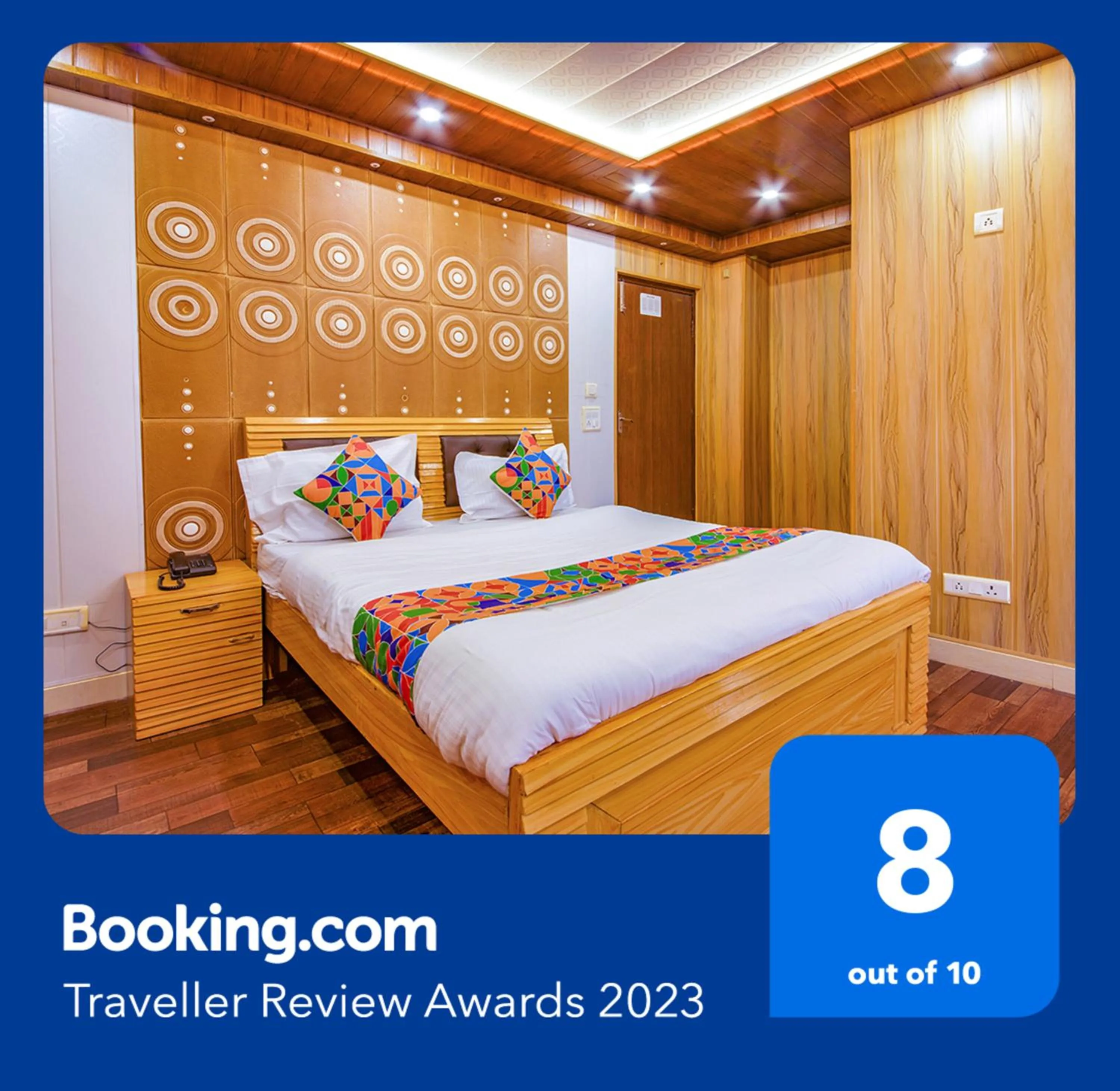 Communal lounge/ TV room, Bed in FabHotel Sapphire