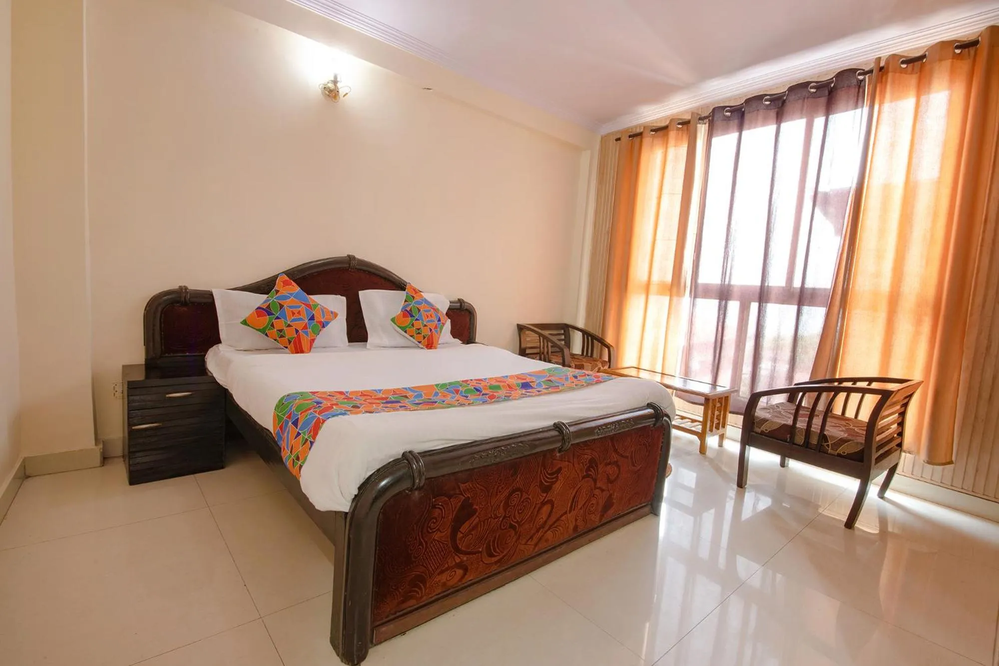 Bed in FabHotel Sapphire