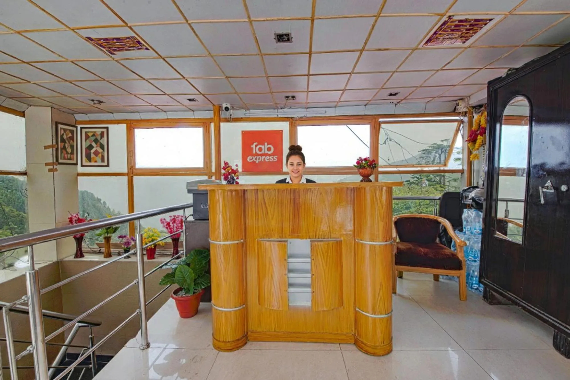 Lobby or reception in FabHotel Sapphire