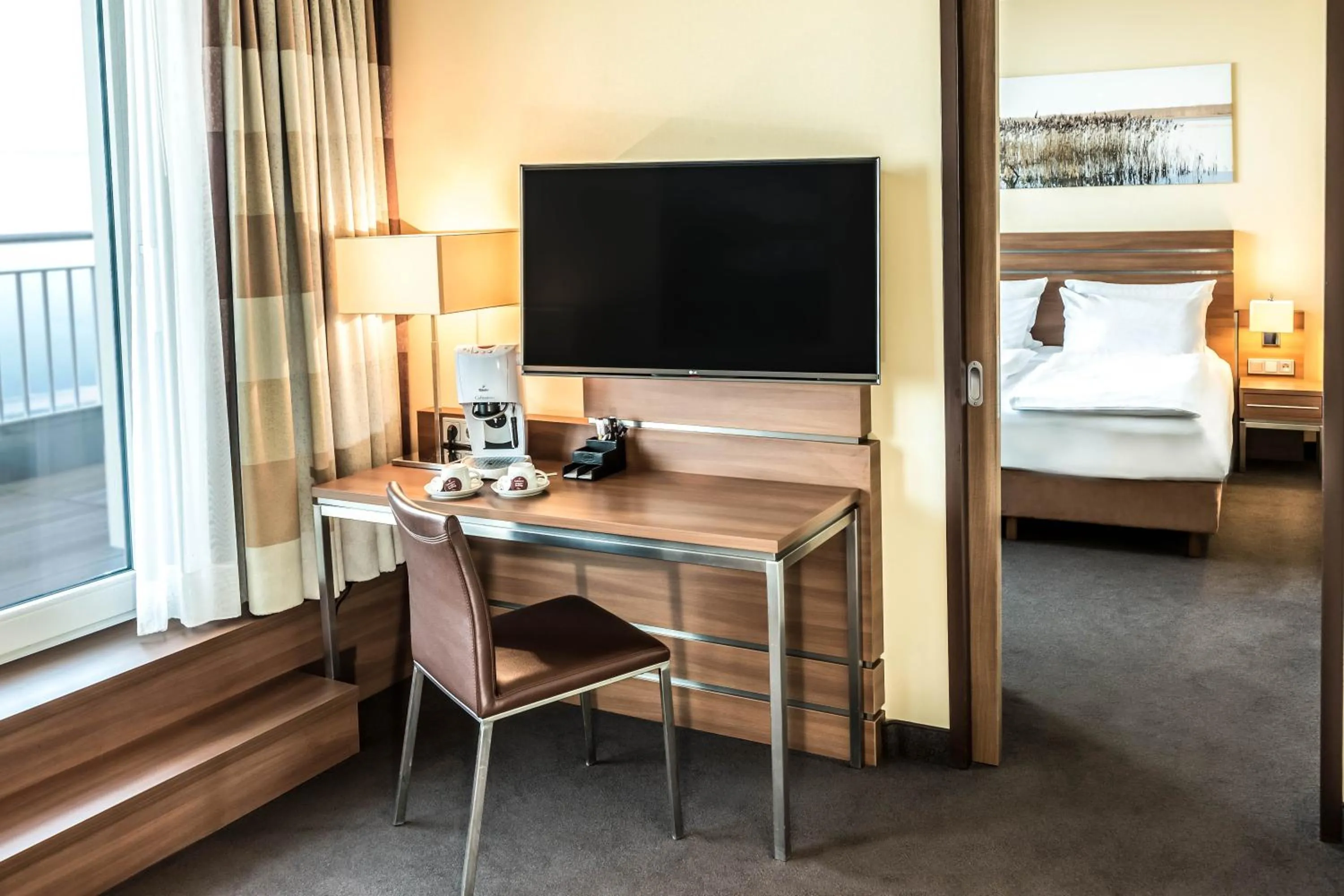 Photo of the whole room, Bed in Seehotel Fleesensee