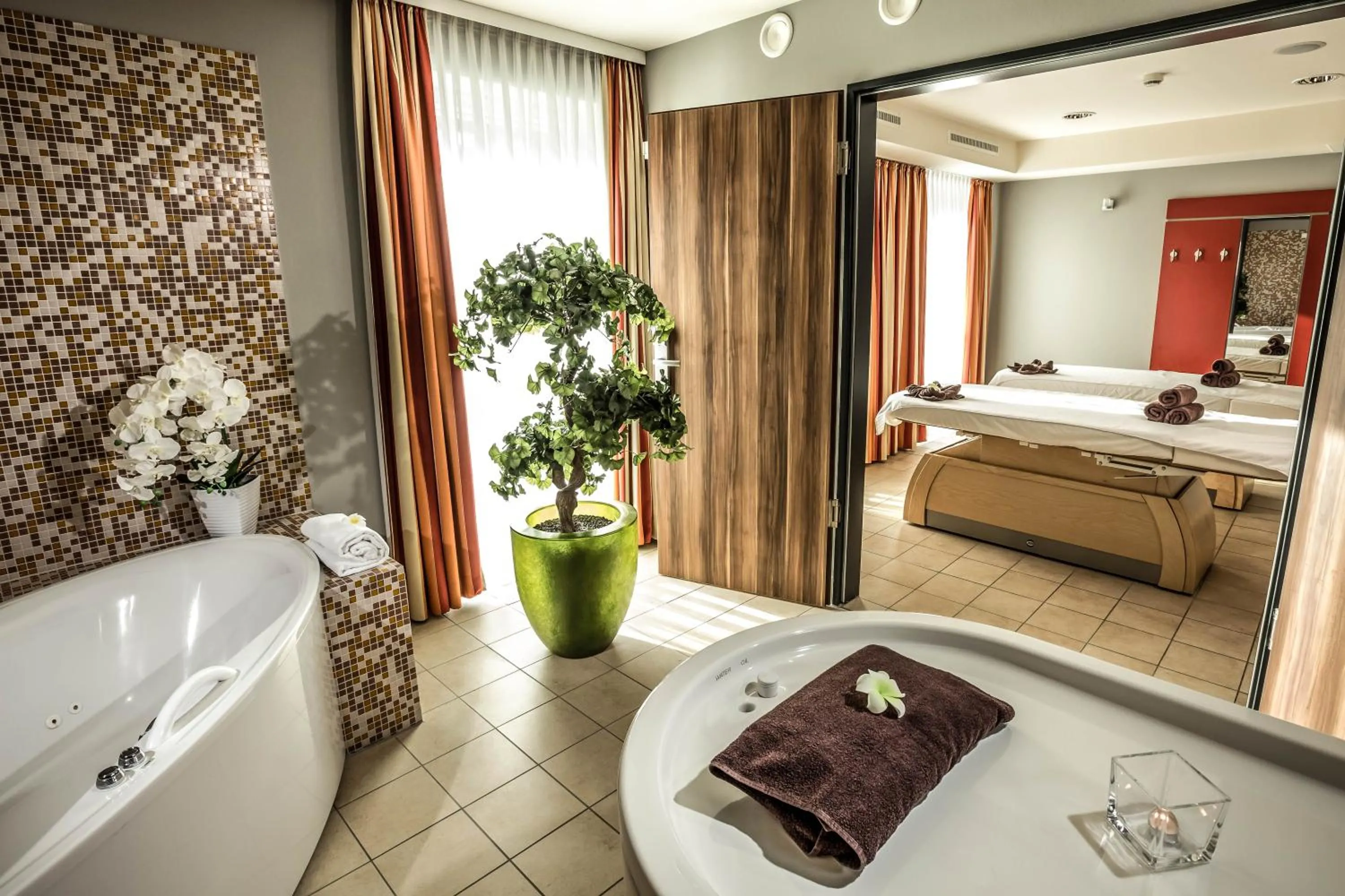 Spa and wellness centre/facilities, Bed in Seehotel Fleesensee