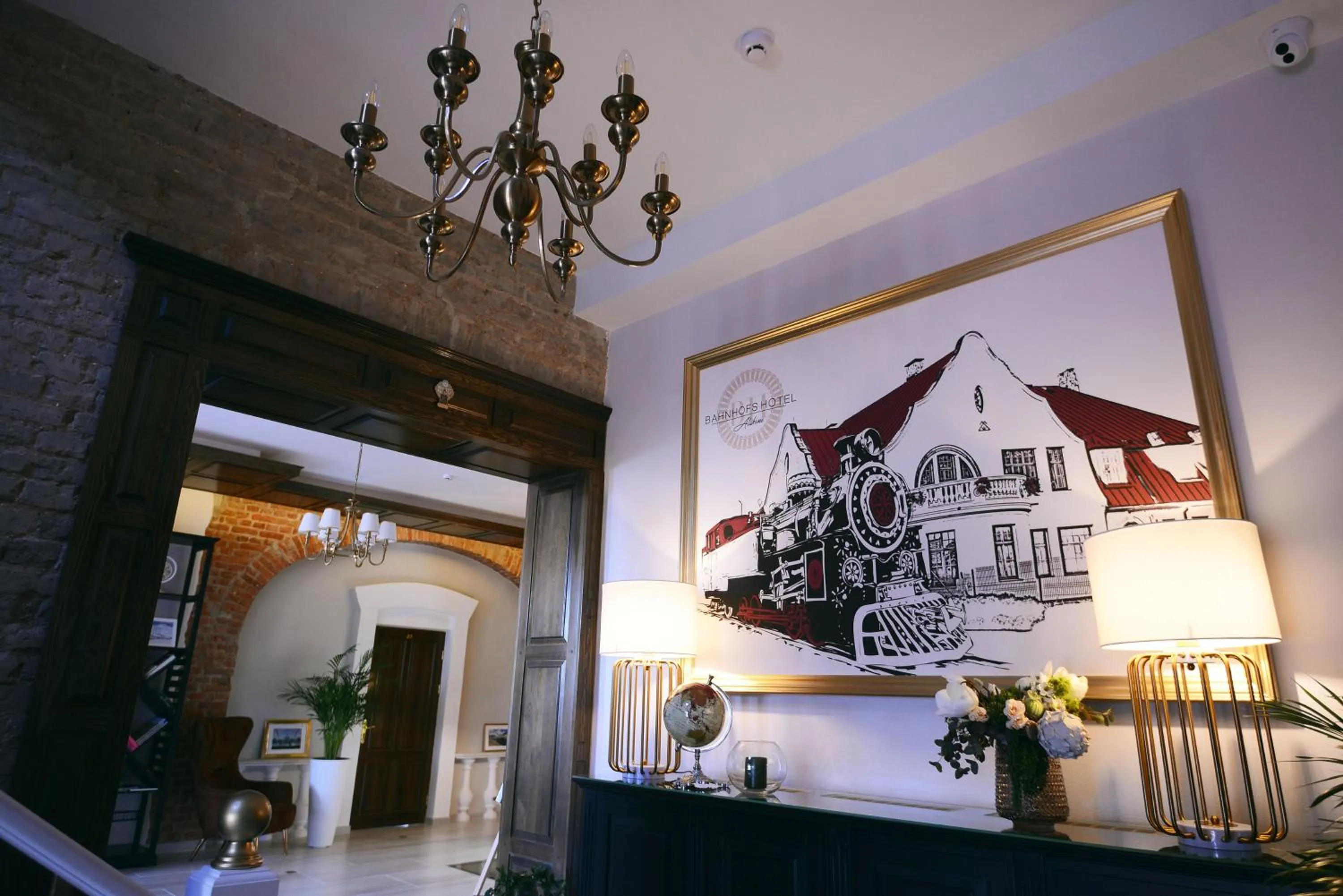 Facade/entrance in Bahnhofs hotel