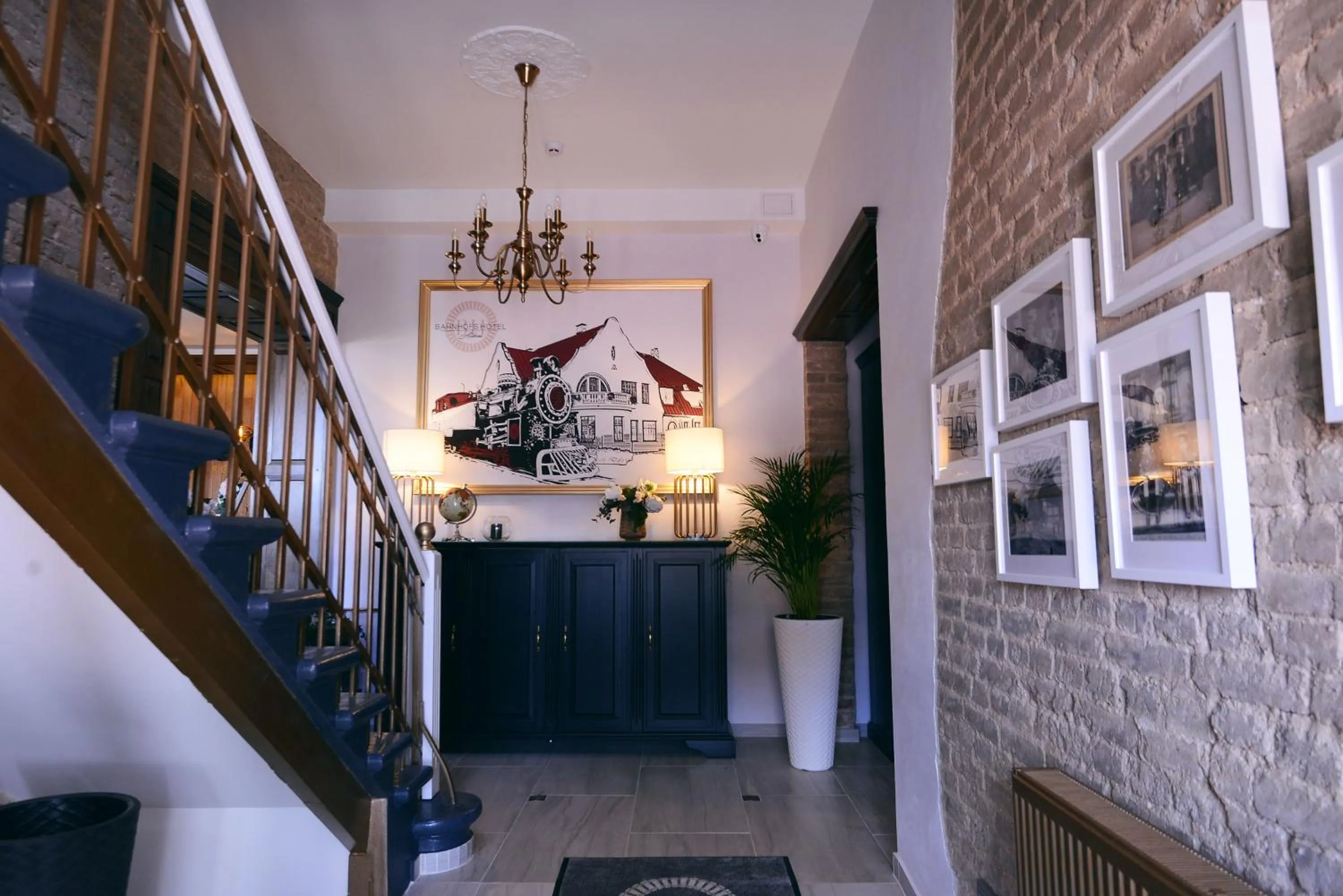 Facade/entrance in Bahnhofs hotel