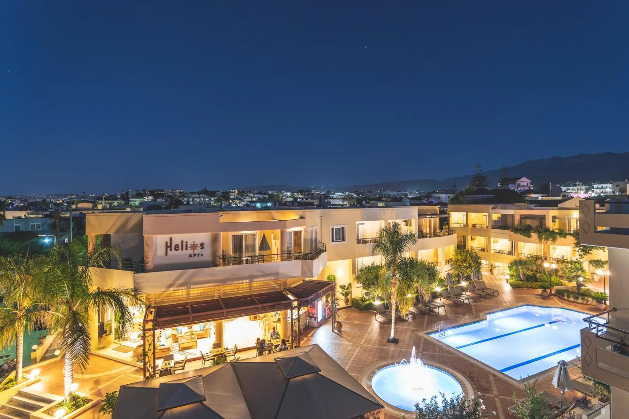 Swimming pool in Helios Apartments