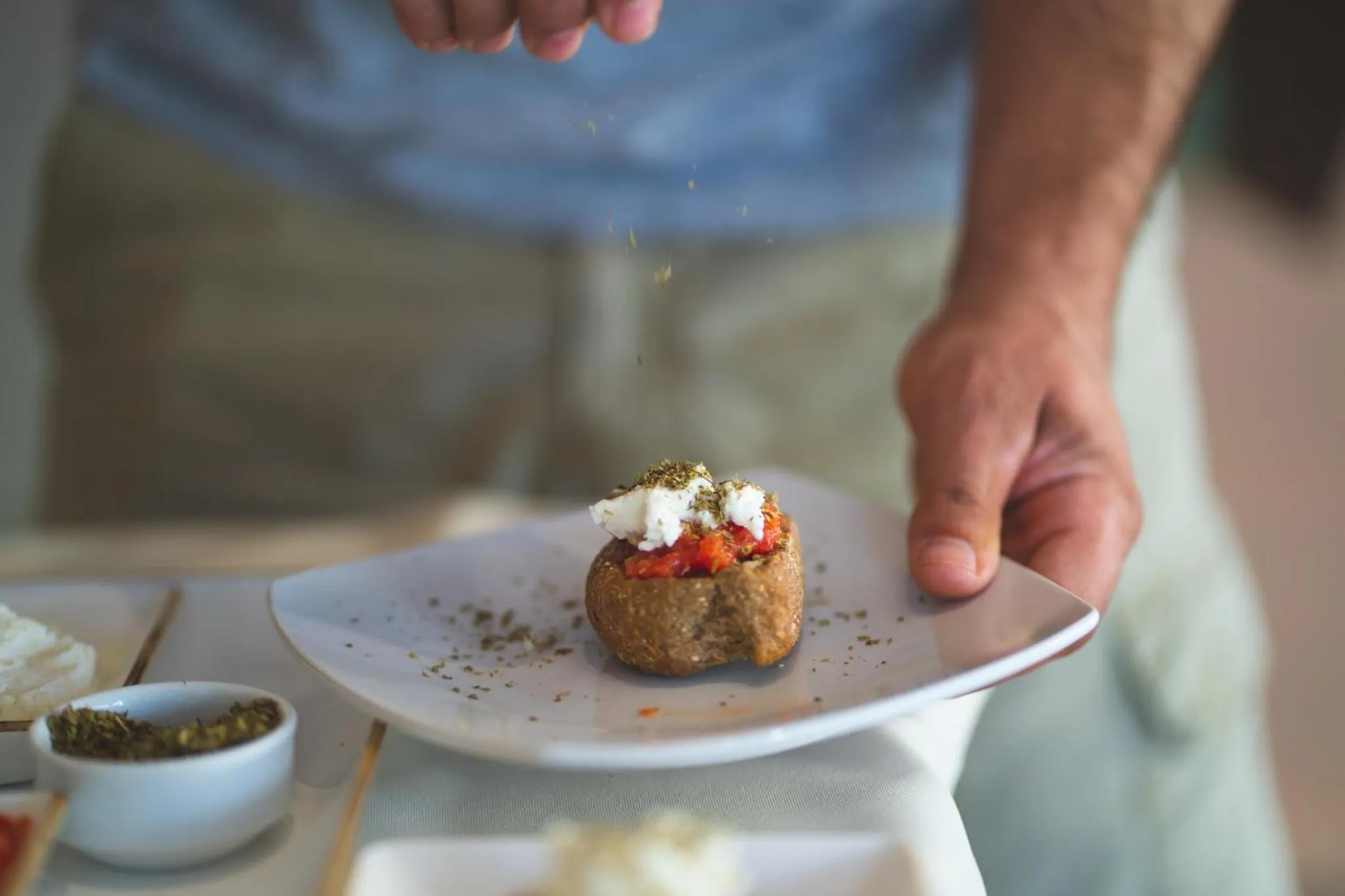Breakfast in Helios Apartments
