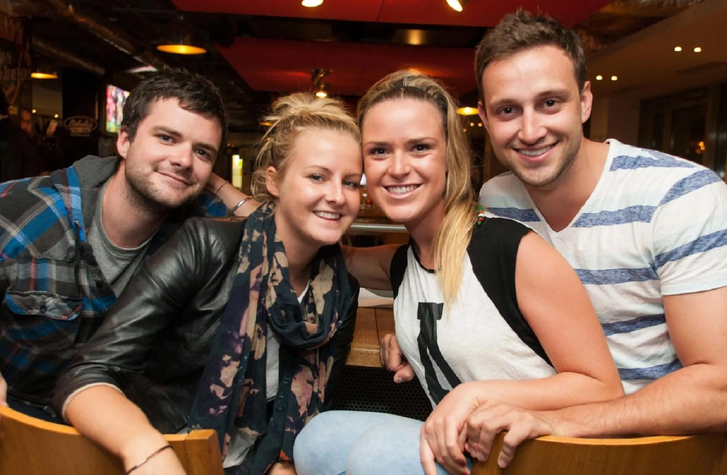 group of guests in St Christopher's Inn Paris - Canal