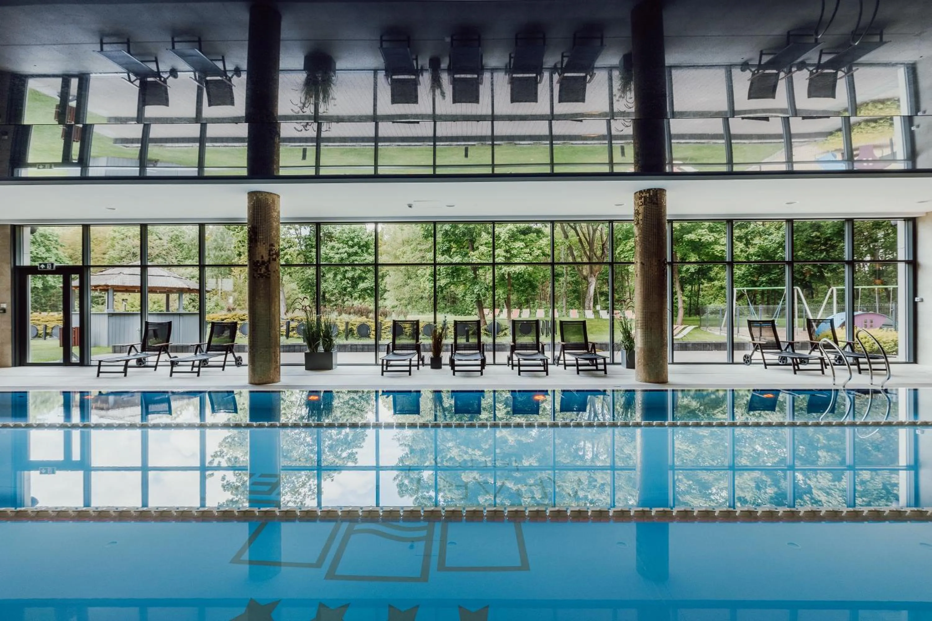 Pool view in Aparthotel Termy Uniejów