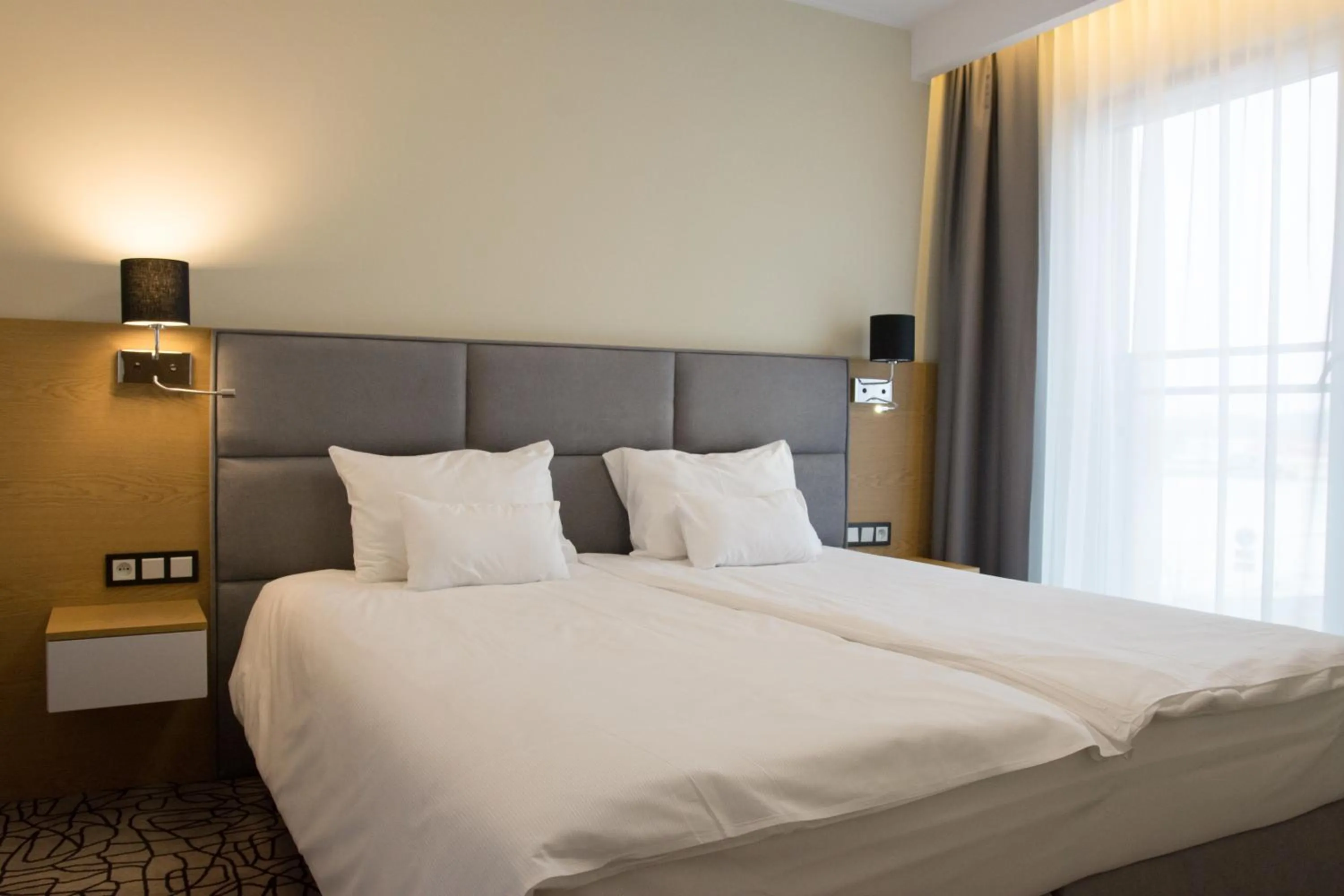 Bedroom, Bed in Aparthotel Termy Uniejów