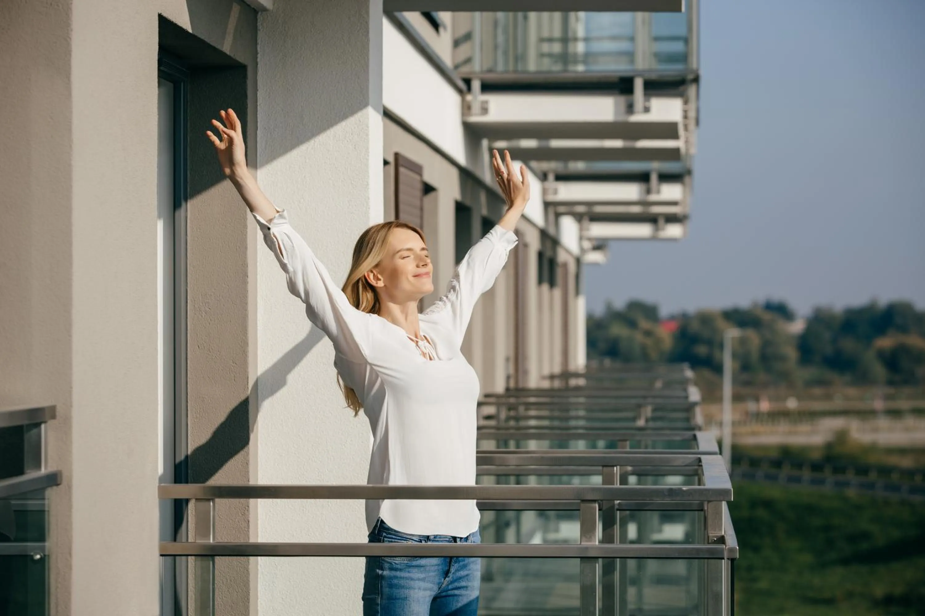 Balcony/Terrace in Aparthotel Termy Uniejów