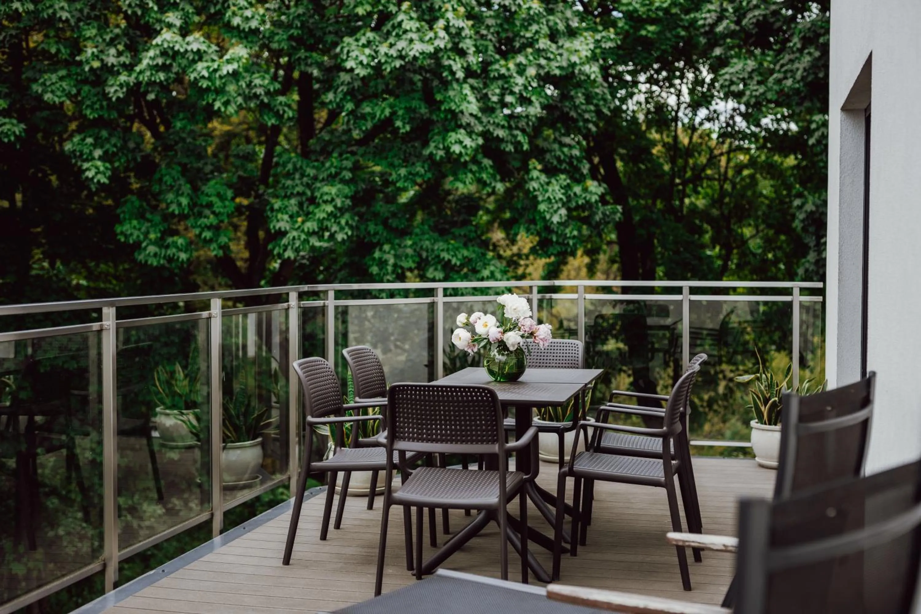 Balcony/Terrace in Aparthotel Termy Uniejów