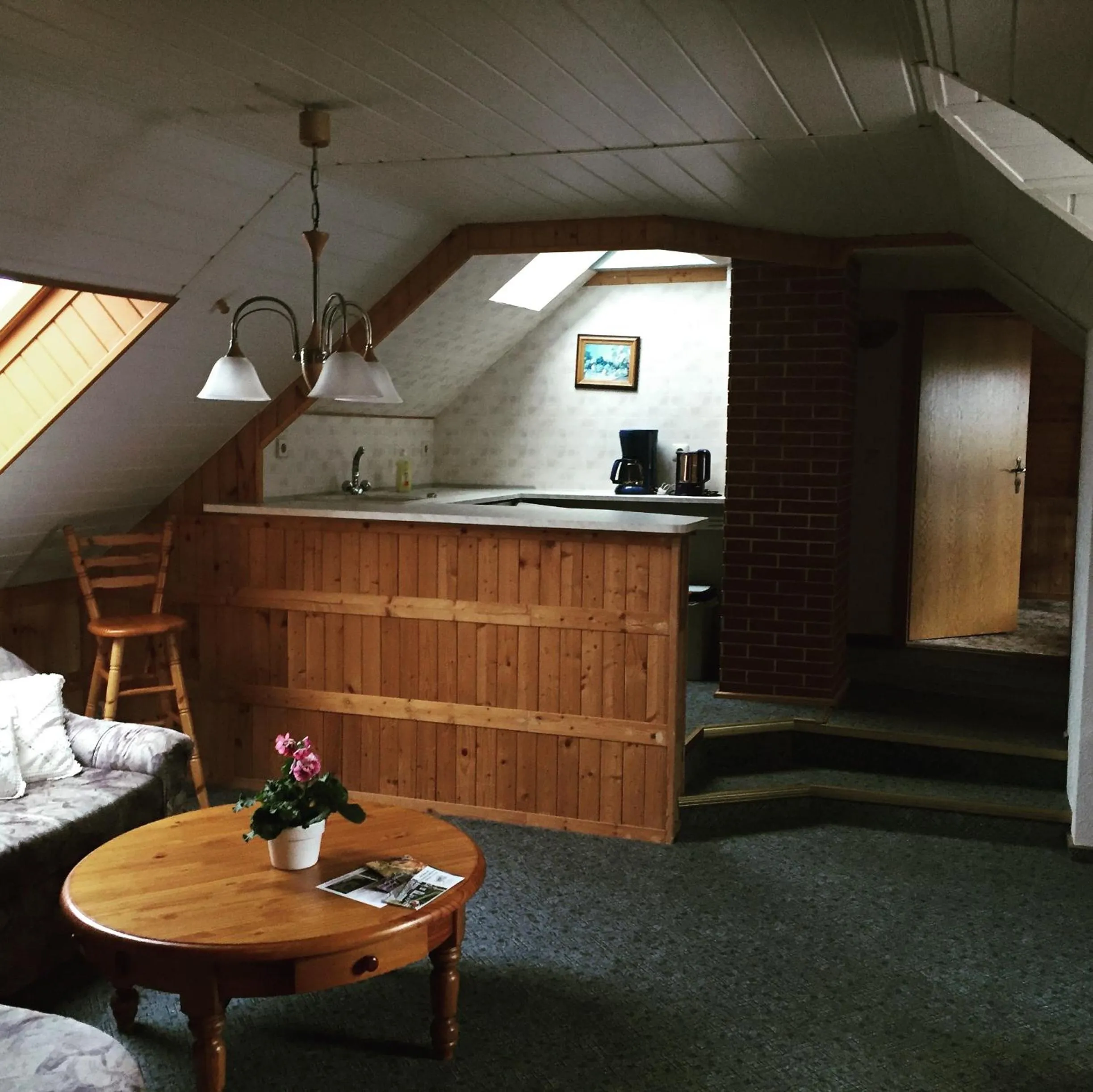 Kitchen or kitchenette in Pension Grandel