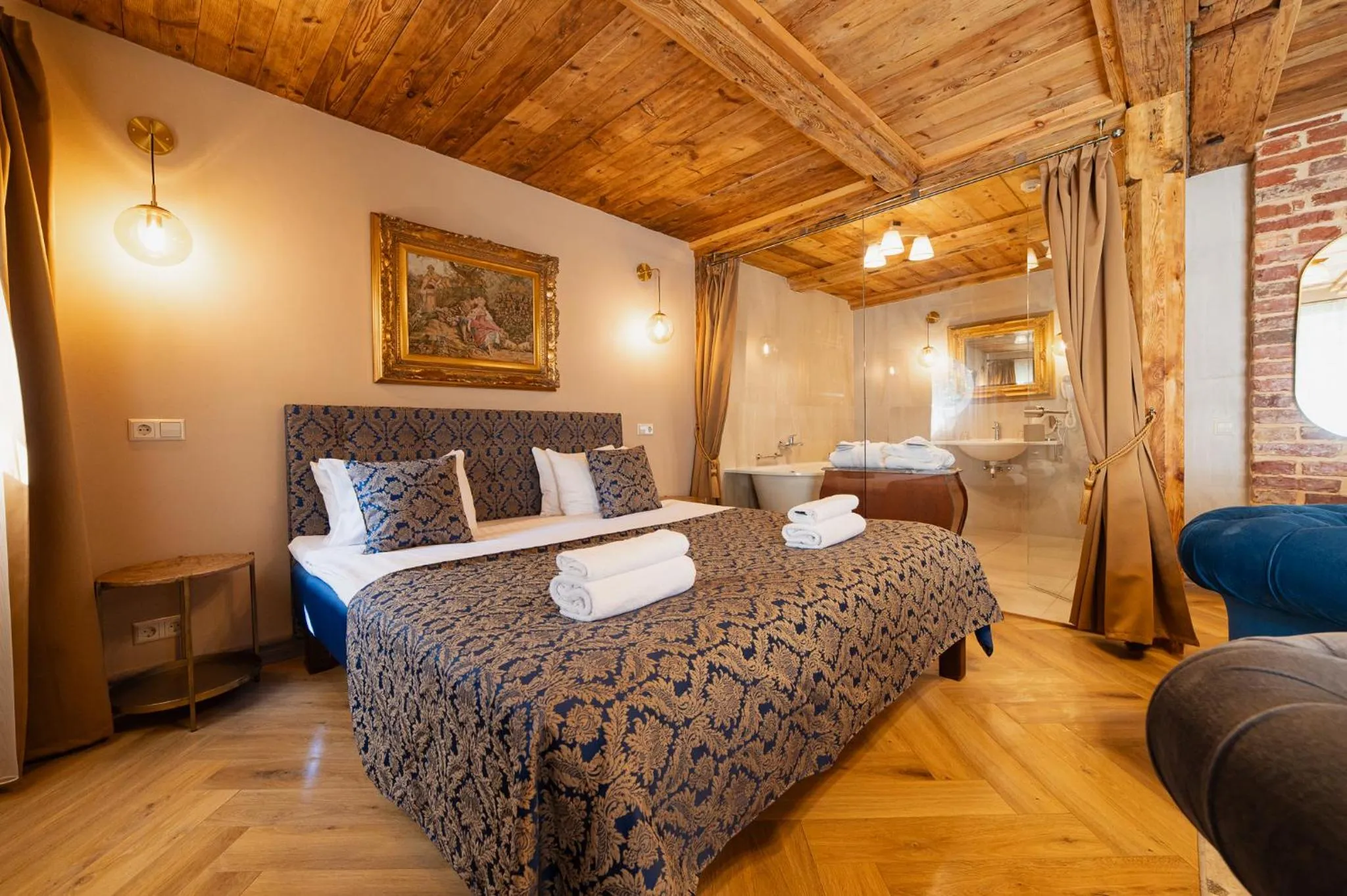 Bed in Boutique Hotel Virkas muiža