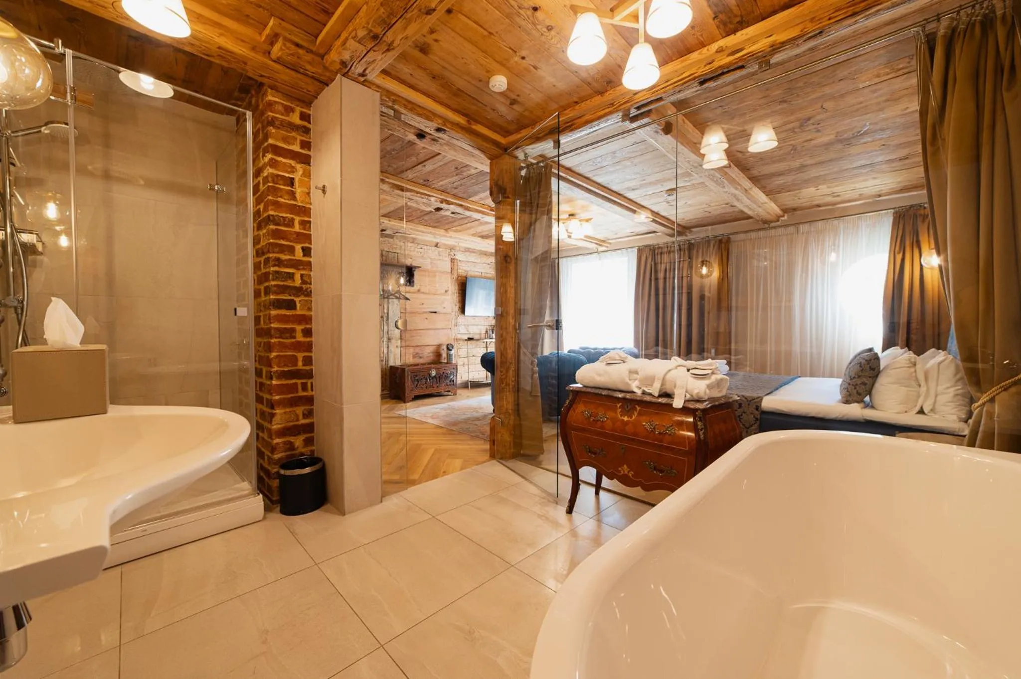 Bed in Boutique Hotel Virkas muiža