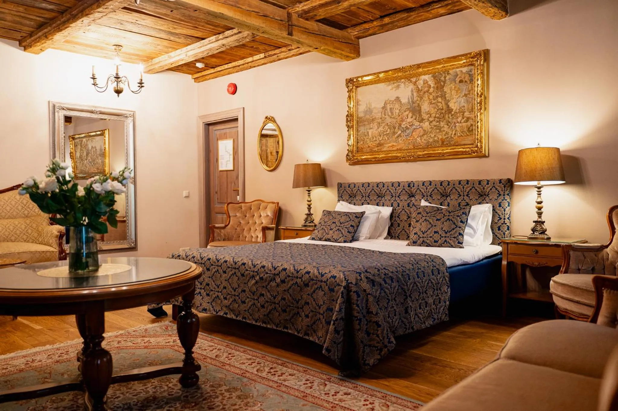 Bed in Boutique Hotel Virkas muiža