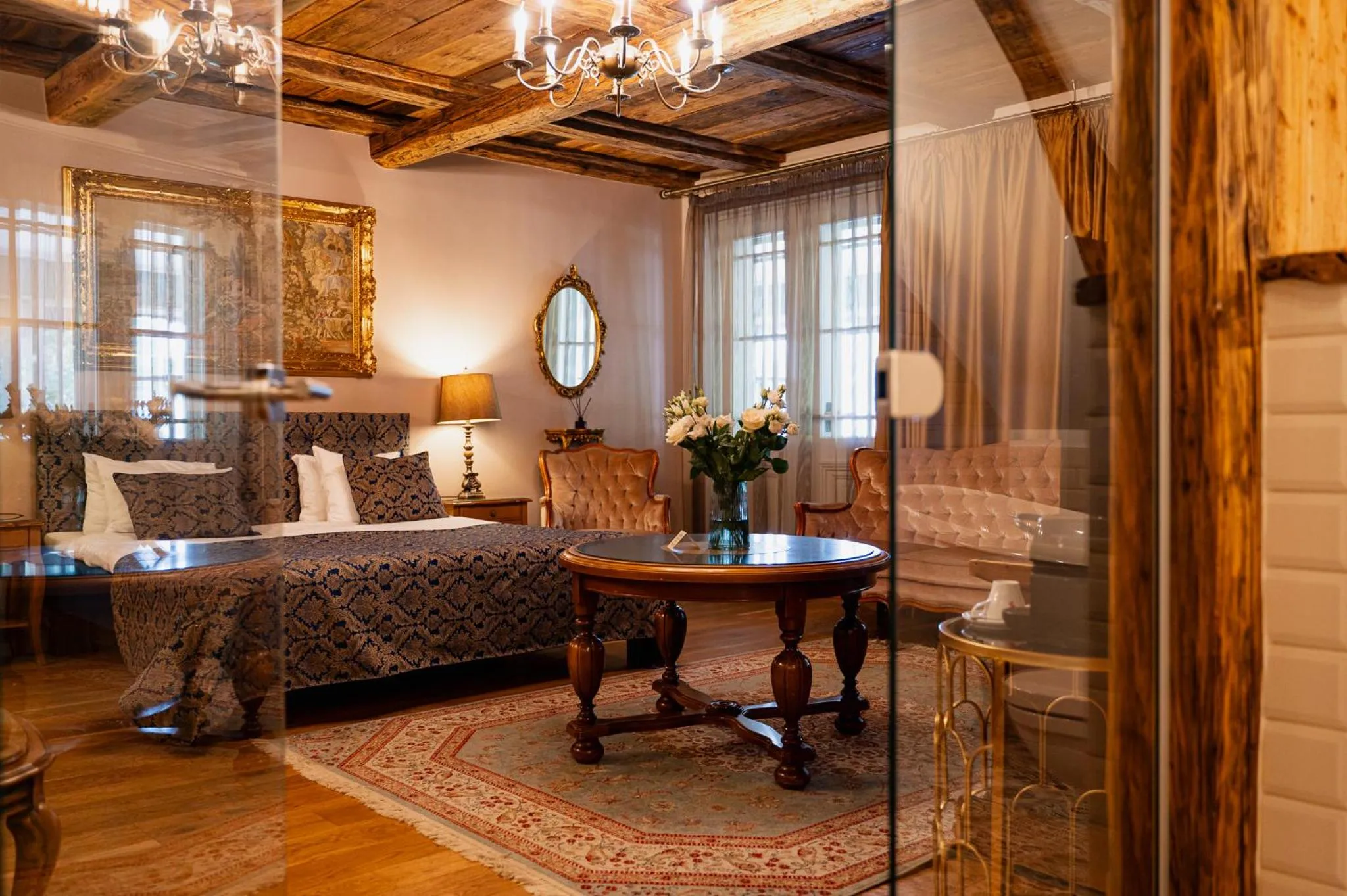 Bed in Boutique Hotel Virkas muiža