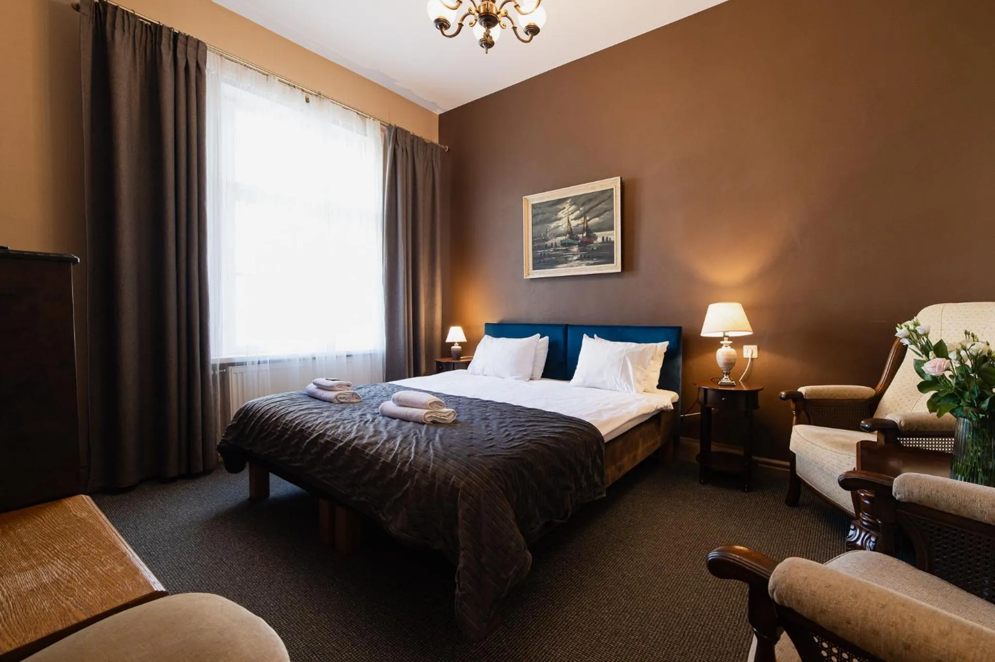 Bed in Boutique Hotel Virkas muiža