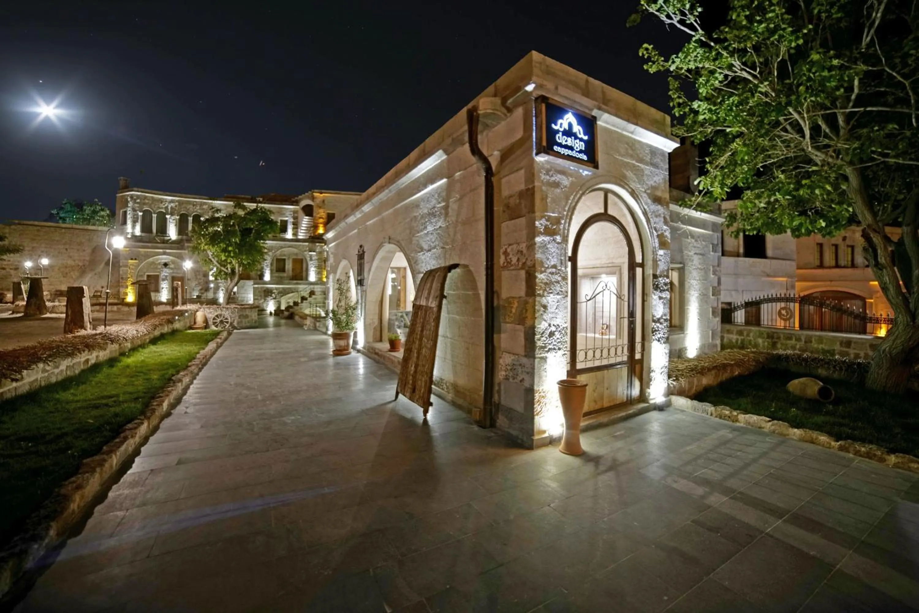 Property building in Design Cave Hotel